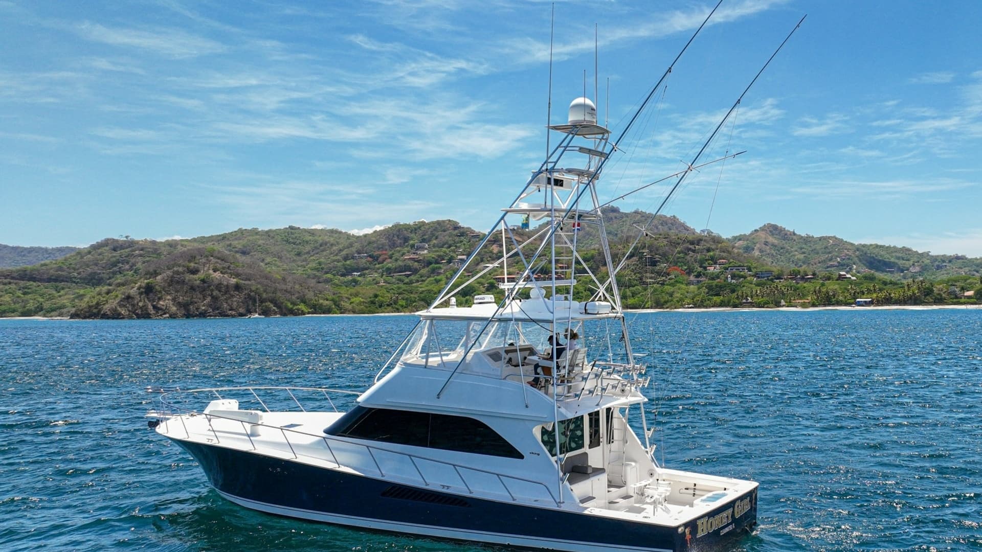 Profile View of Viking 61 Convertible