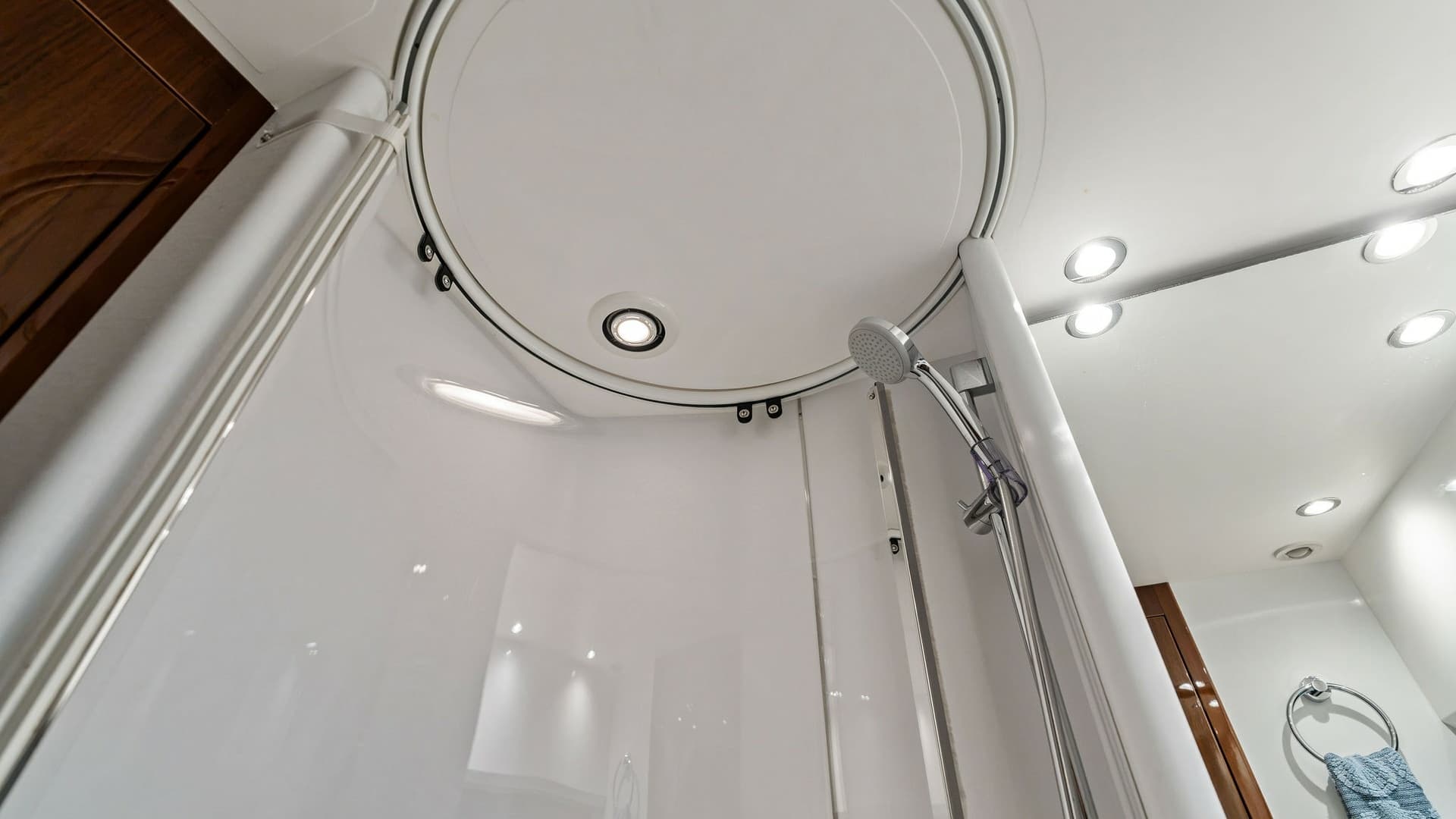 Elegant Yacht Shower Enclosure