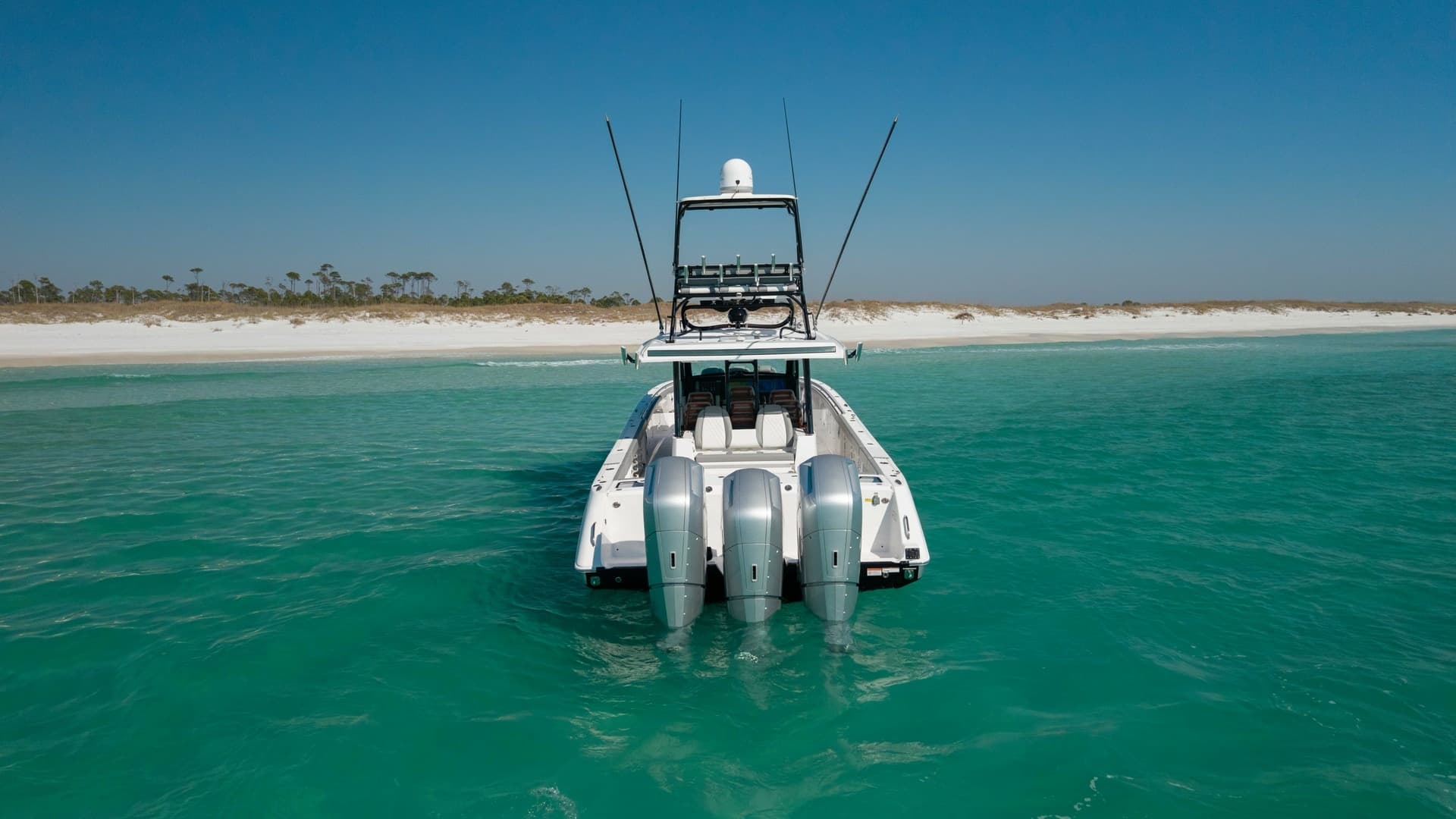 Aft View with Quad Engines