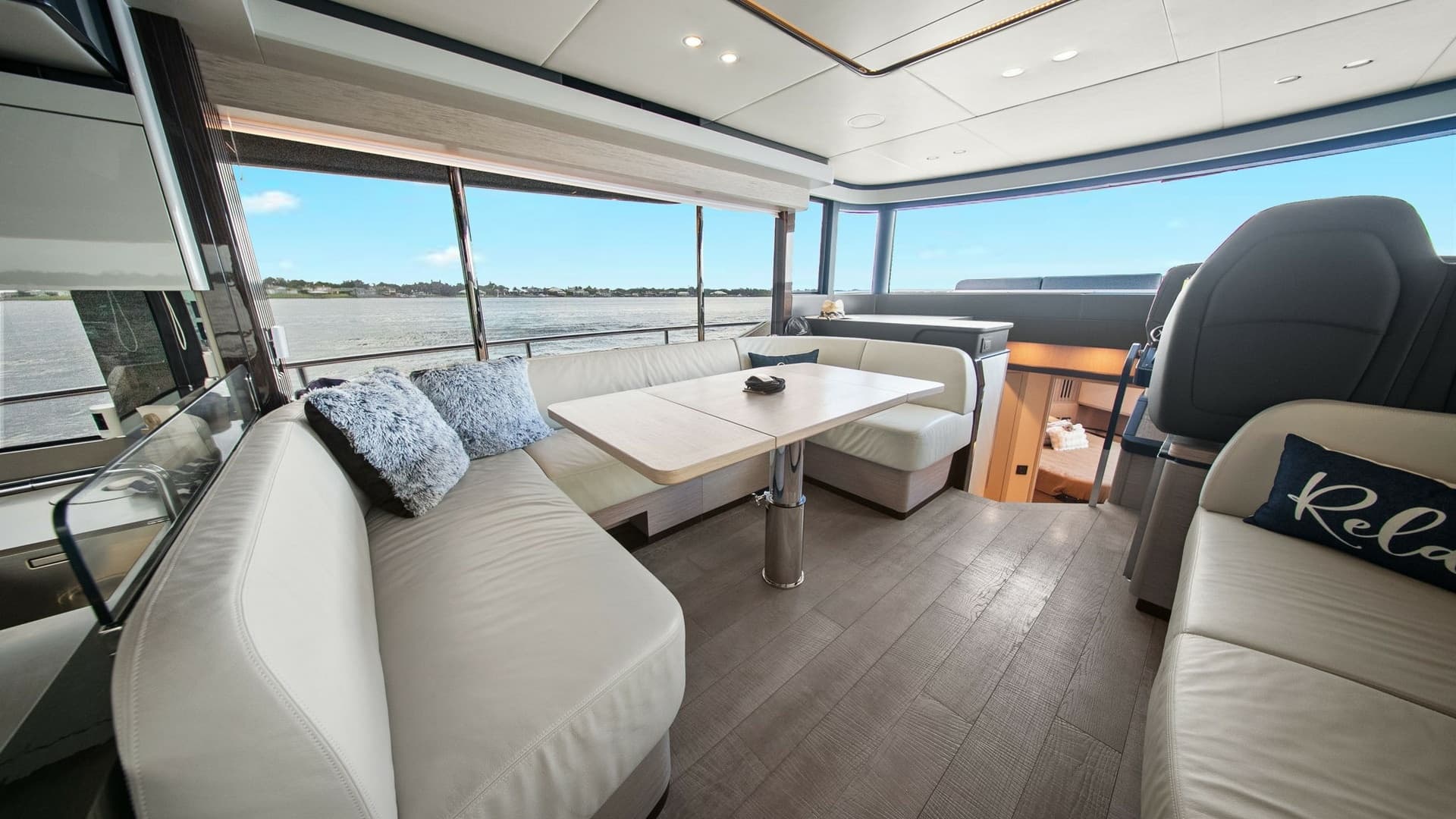 Spacious Salon with Panoramic Views