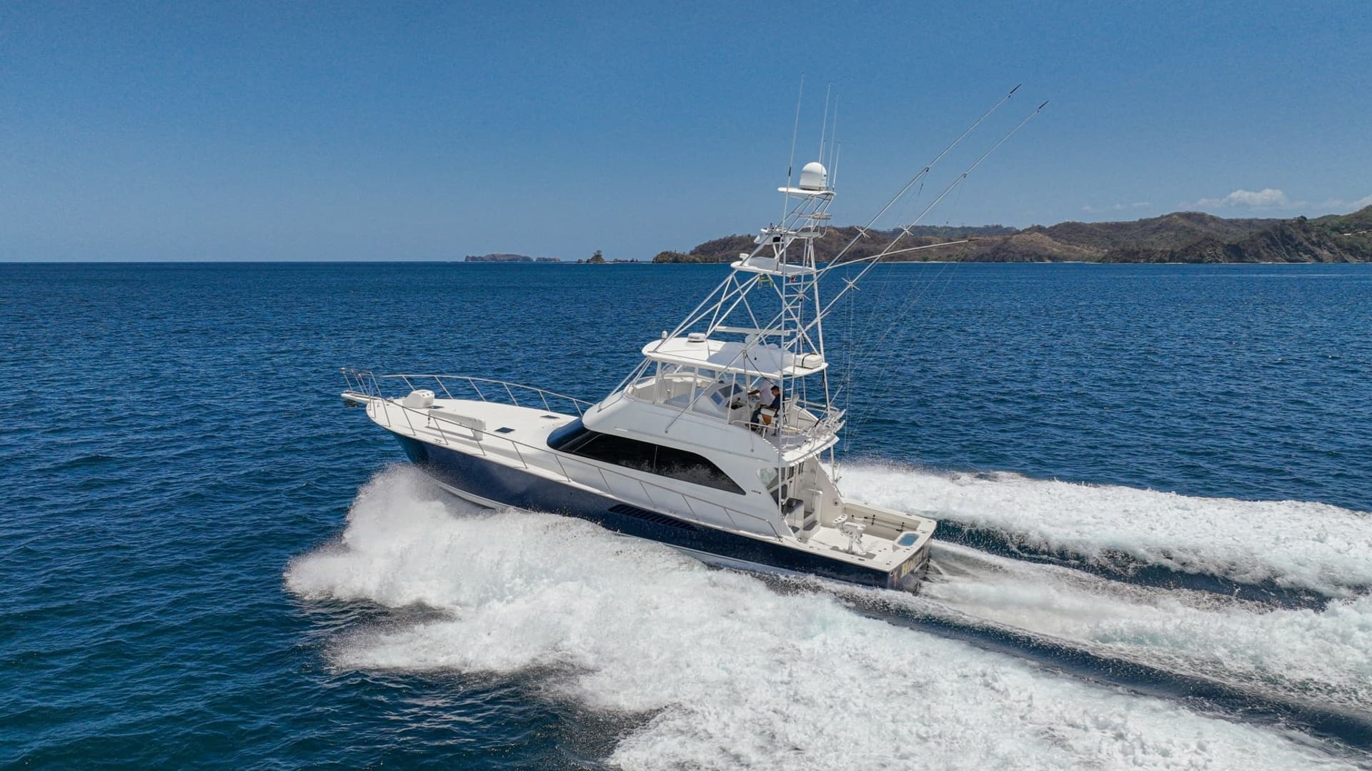 Viking 61 Convertible Cruising at Sea