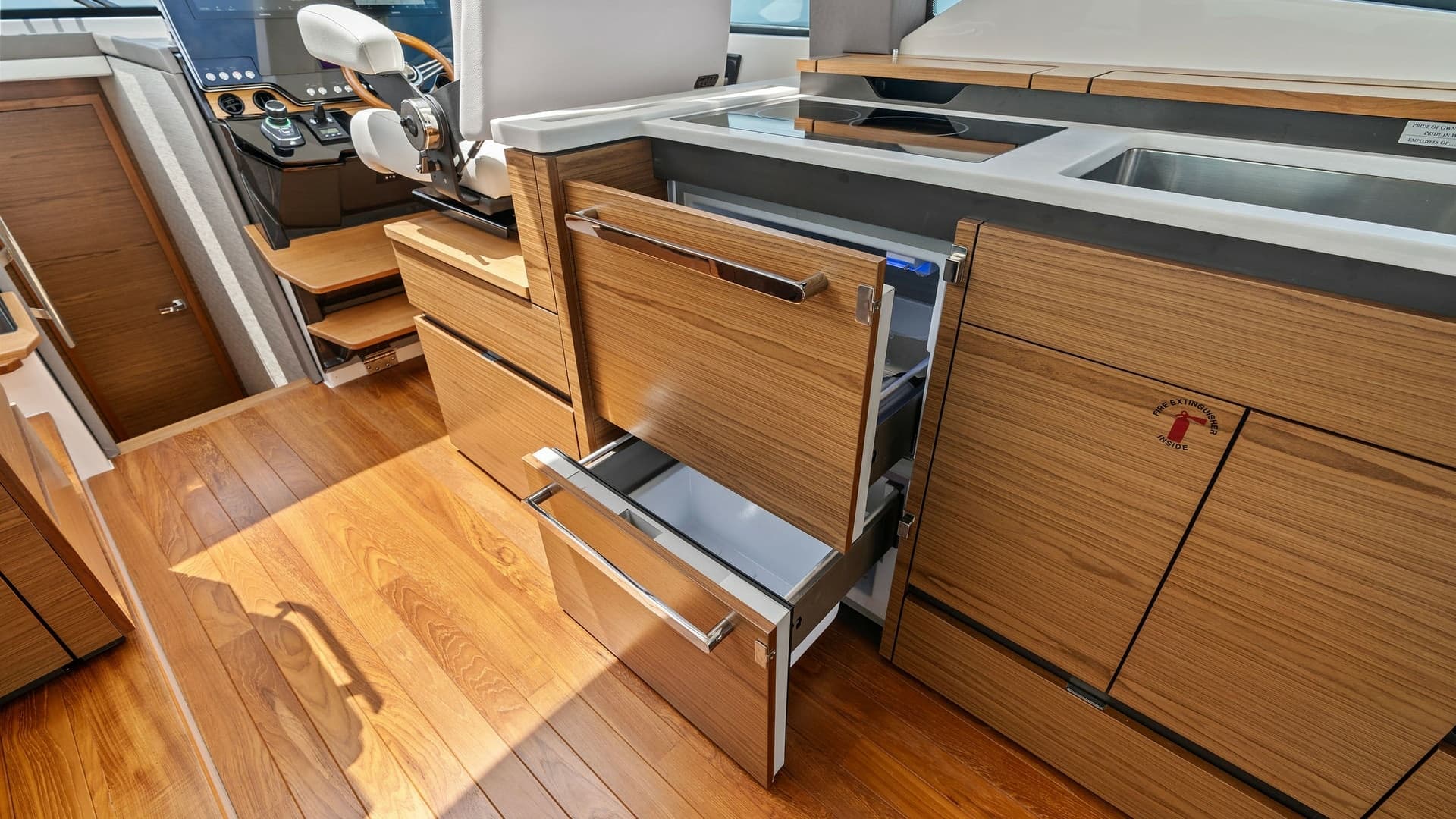 Galley with Ample Storage Space