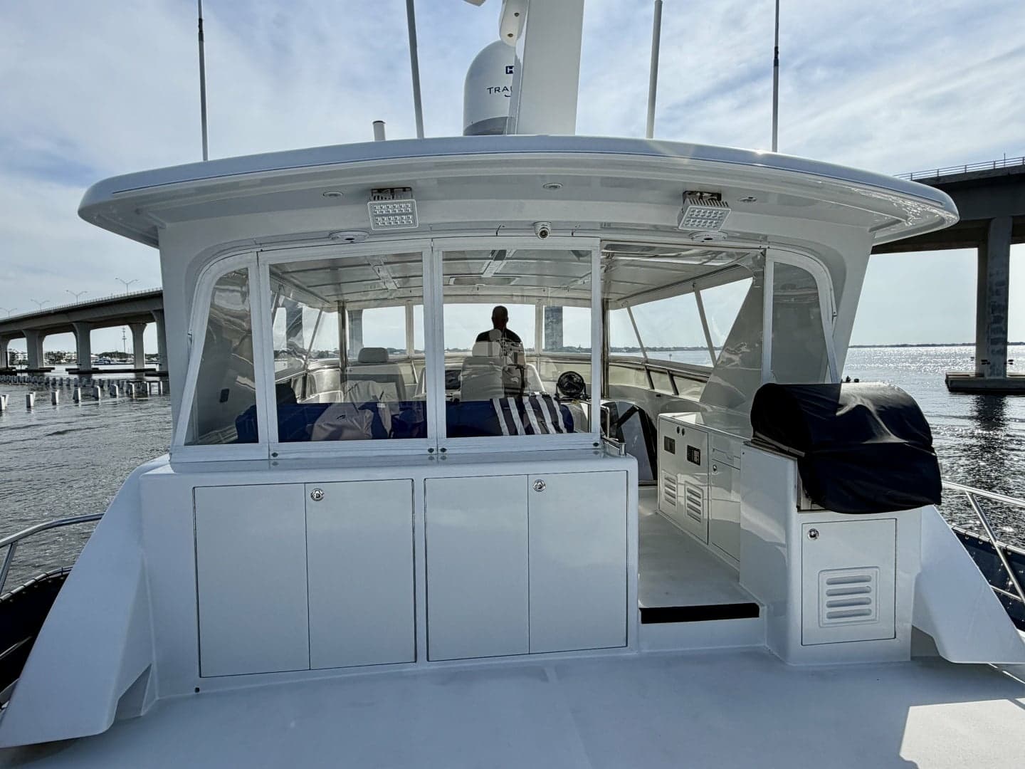 Alaskan 70 OHANA - Exterior Aft Fly Bridge