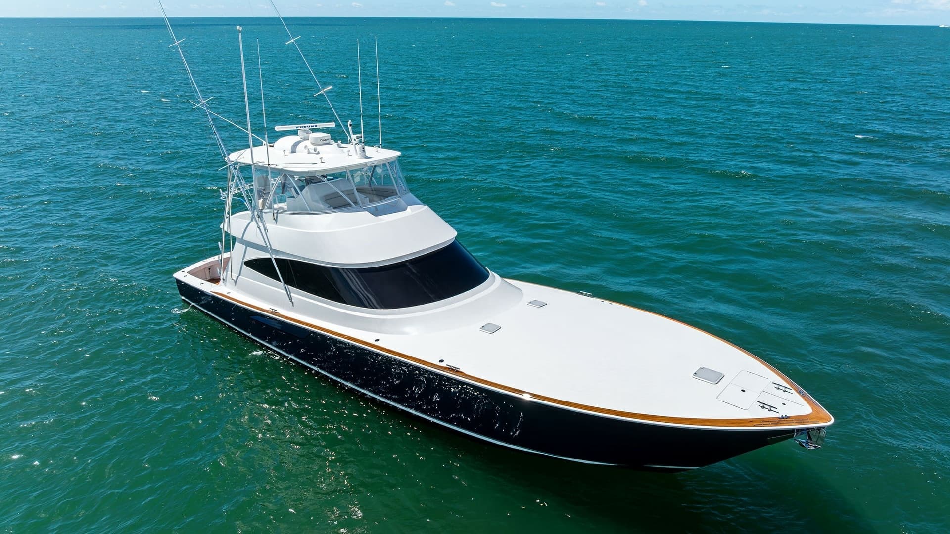 Aerial View of Sleek Bow
