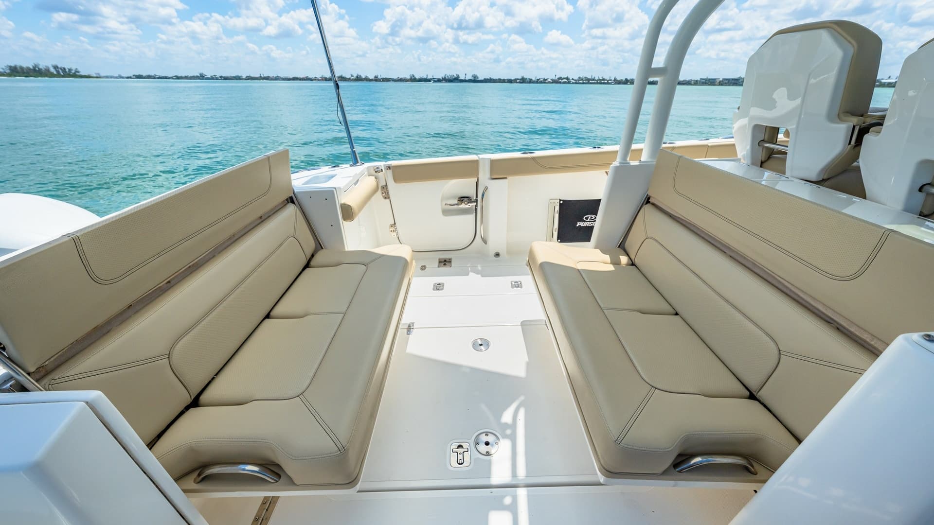 Spacious Aft Deck Seating Area