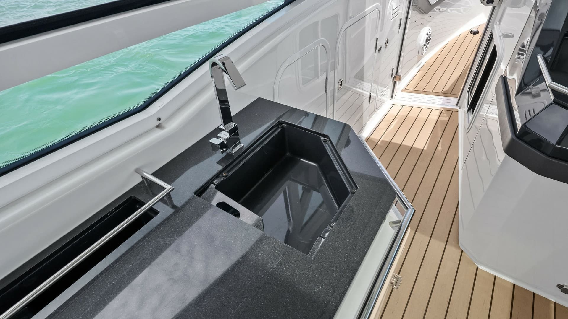 Cockpit Wet Bar with Sink