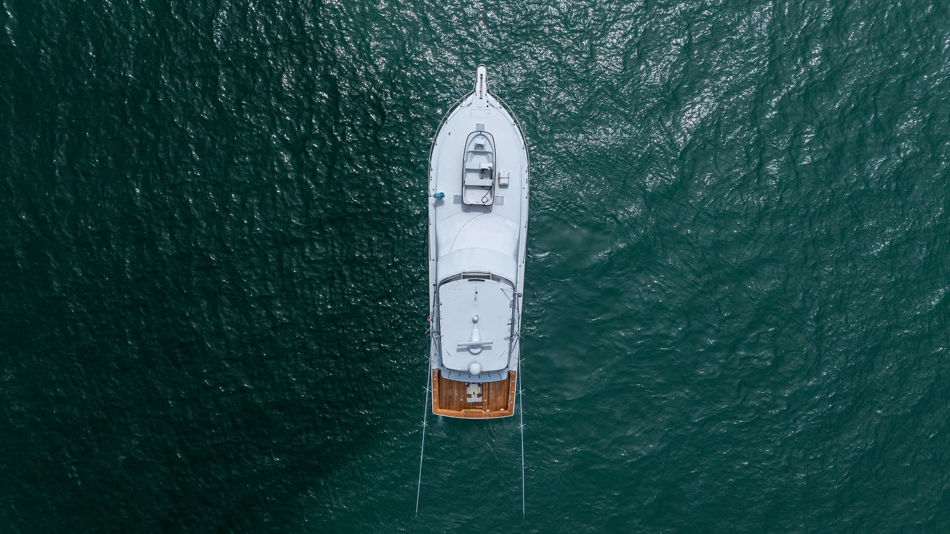 Aerial View of 2002 Viking 61 Convertible