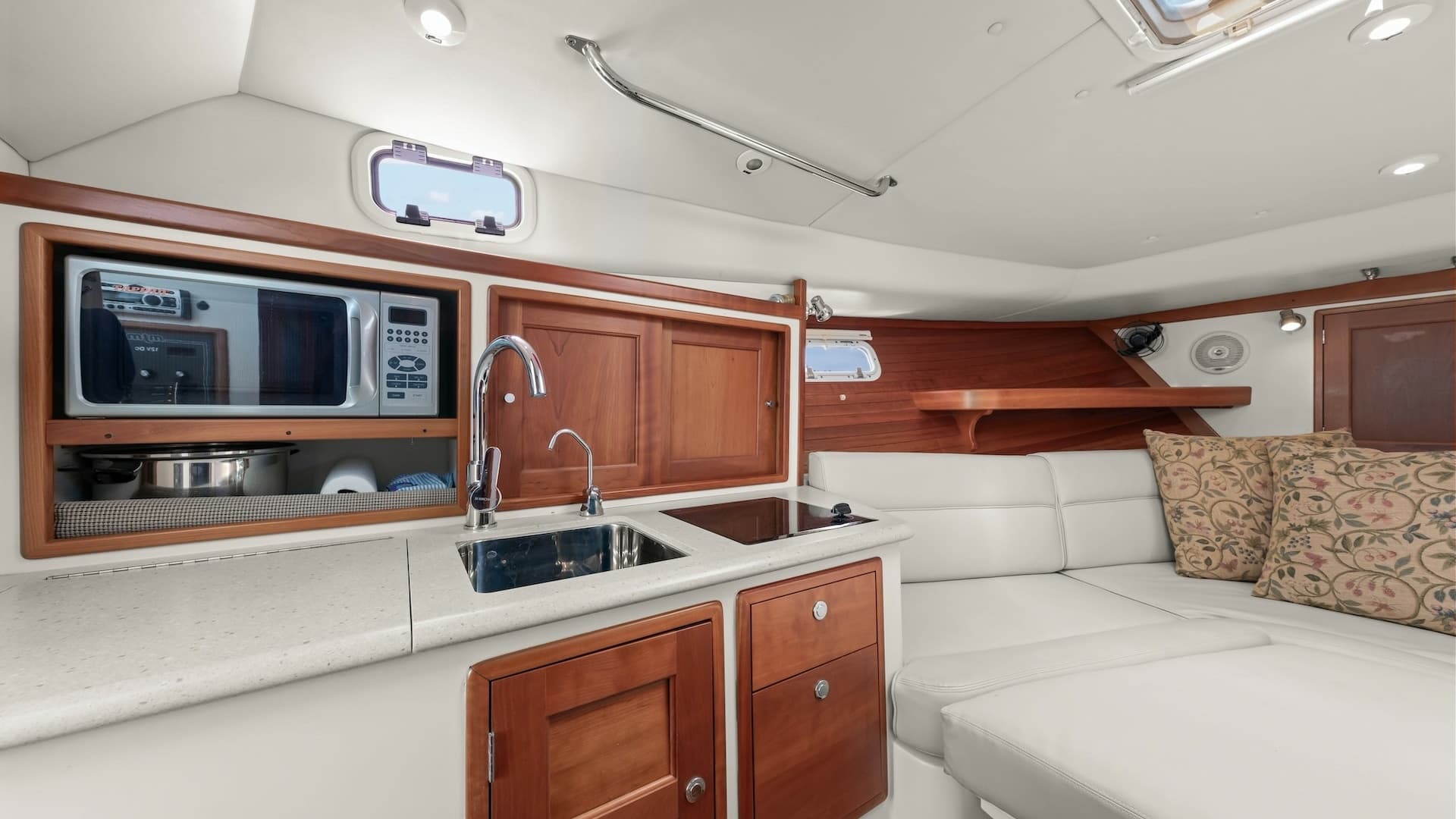 Galley and Lounge Area Interior