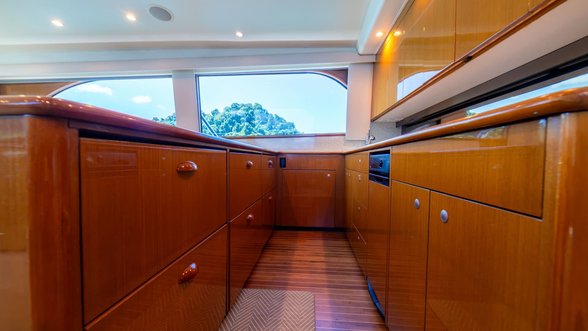 2001 Viking 61 Convertible- Caliente- Galley