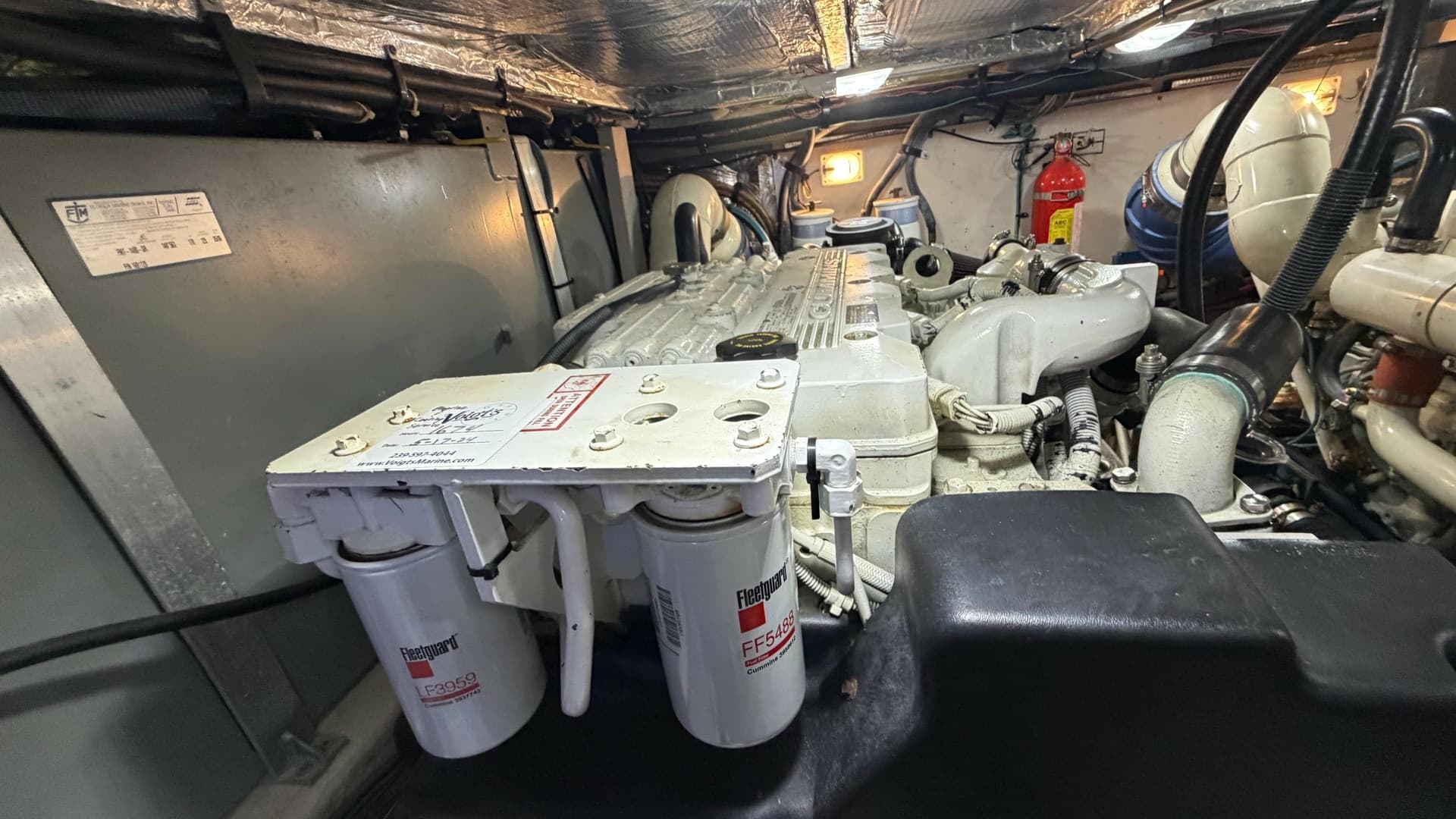 Engine Room with Twin Engines