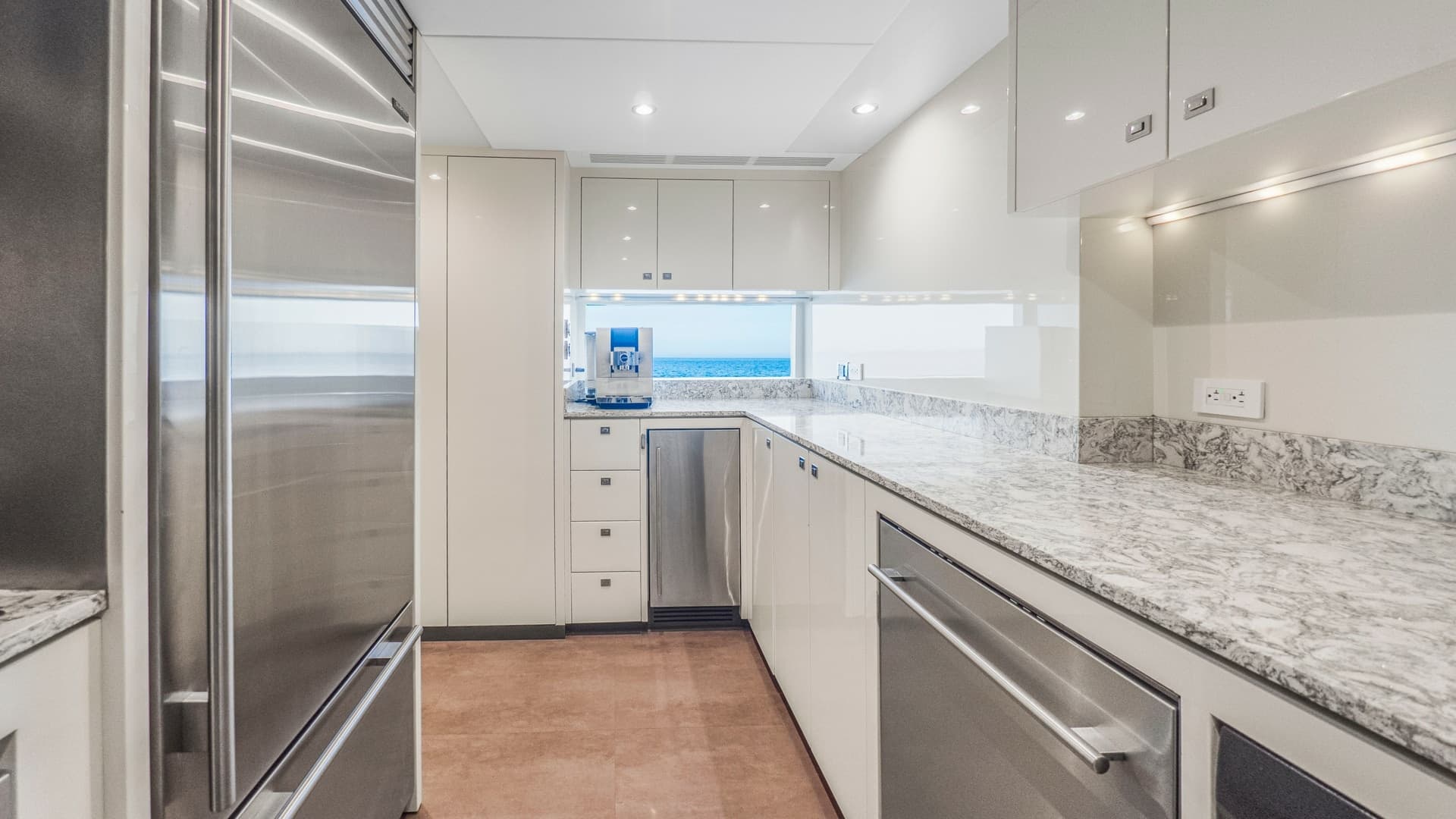 Modern Galley Kitchen