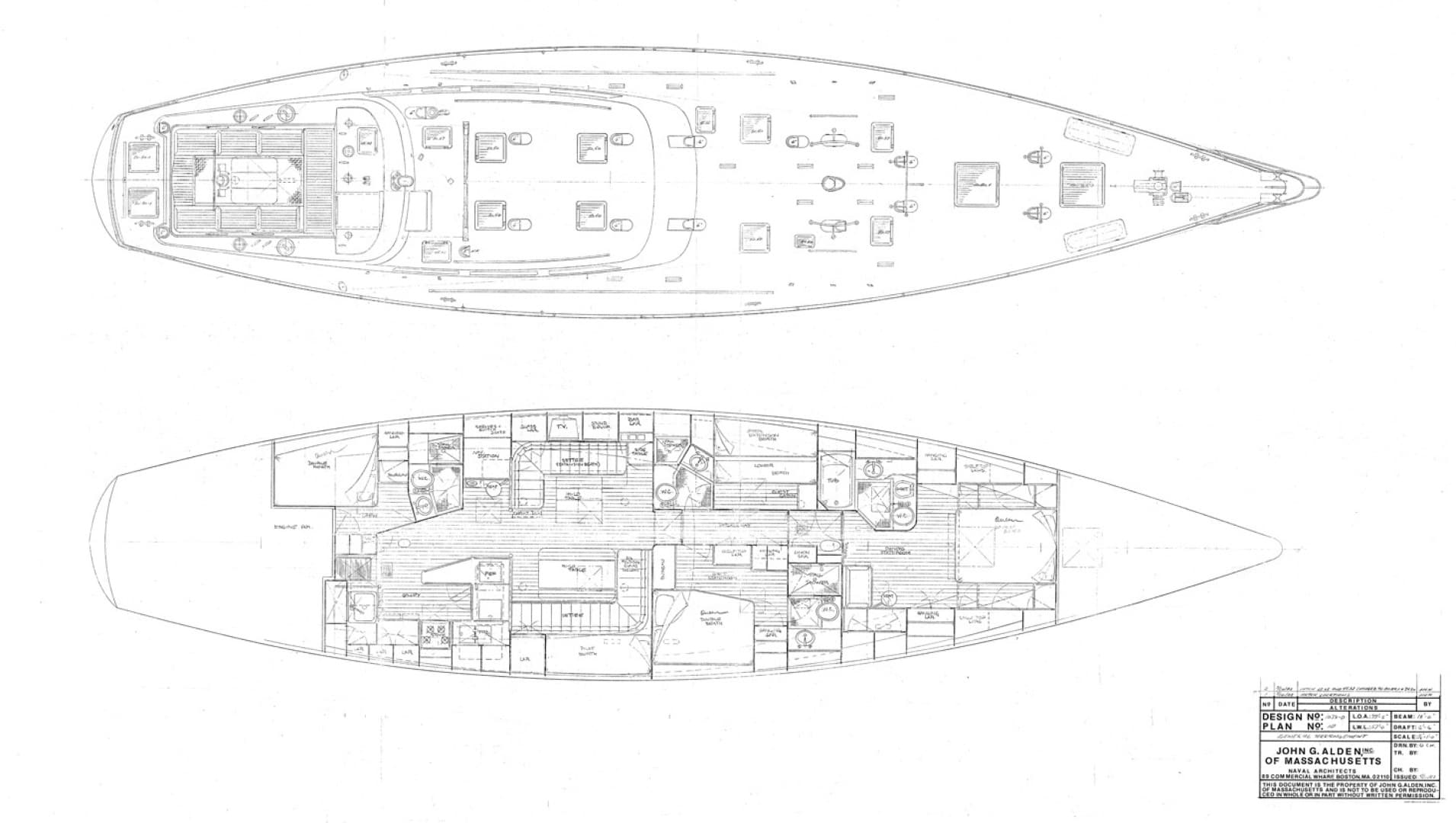 Deck and Interior Layouts