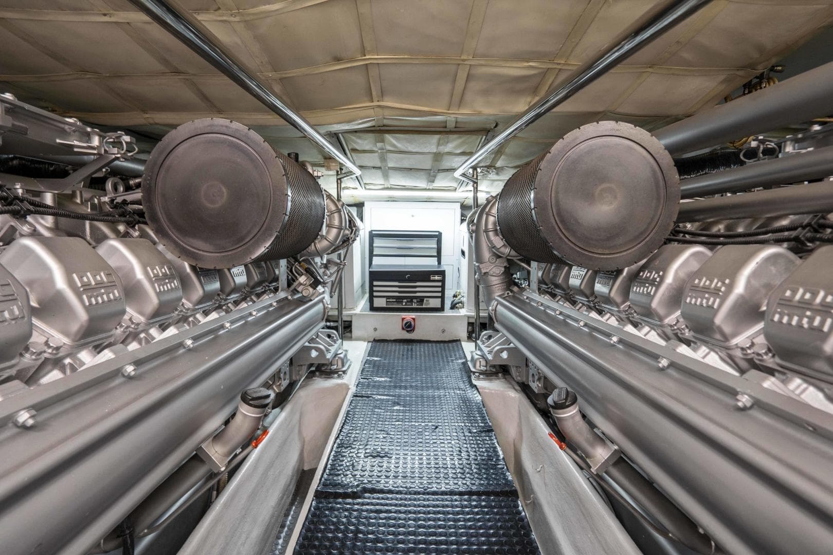 2005 Pershing 76 Motor Yacht - Denise - Engine Room