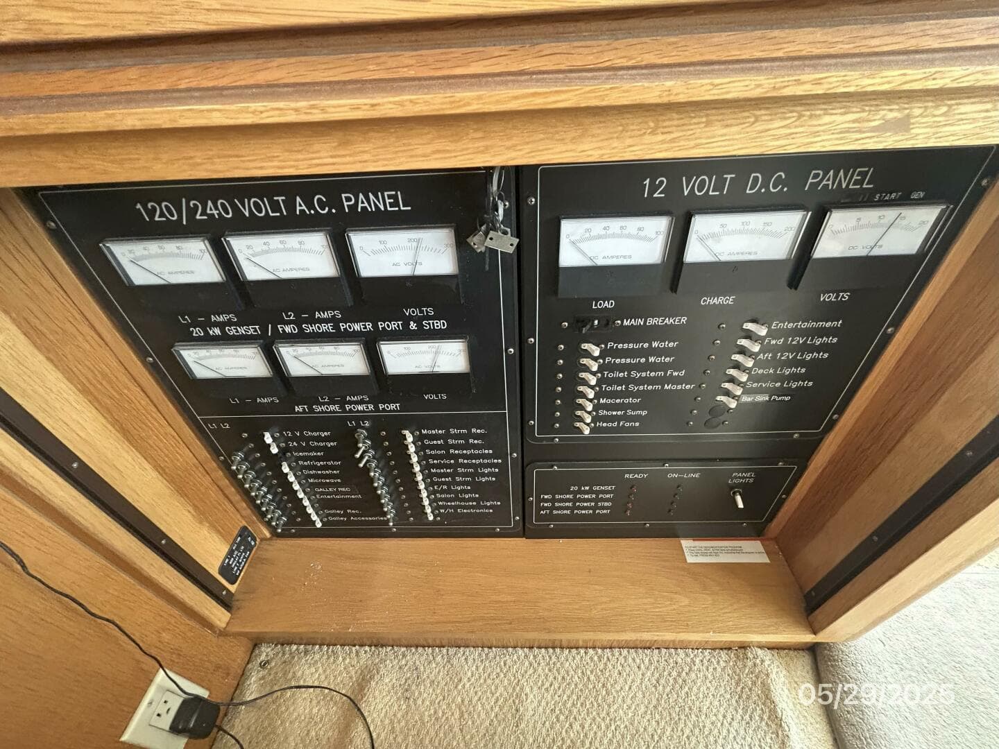 58' West Bay electrical panel1