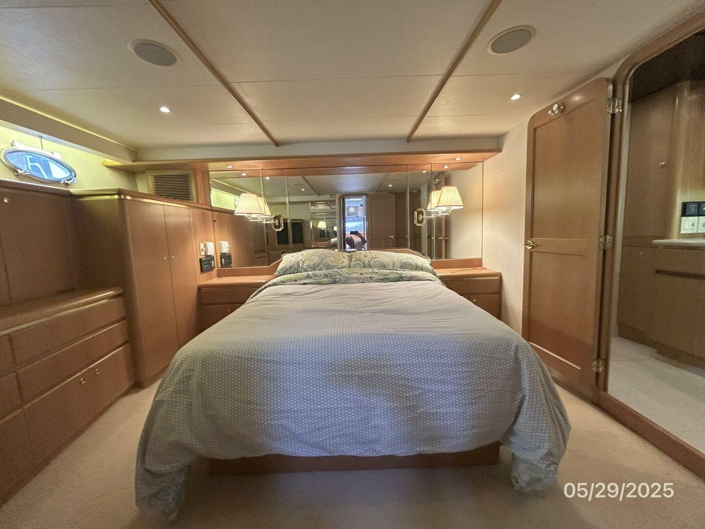 58' West Bay master stateroom