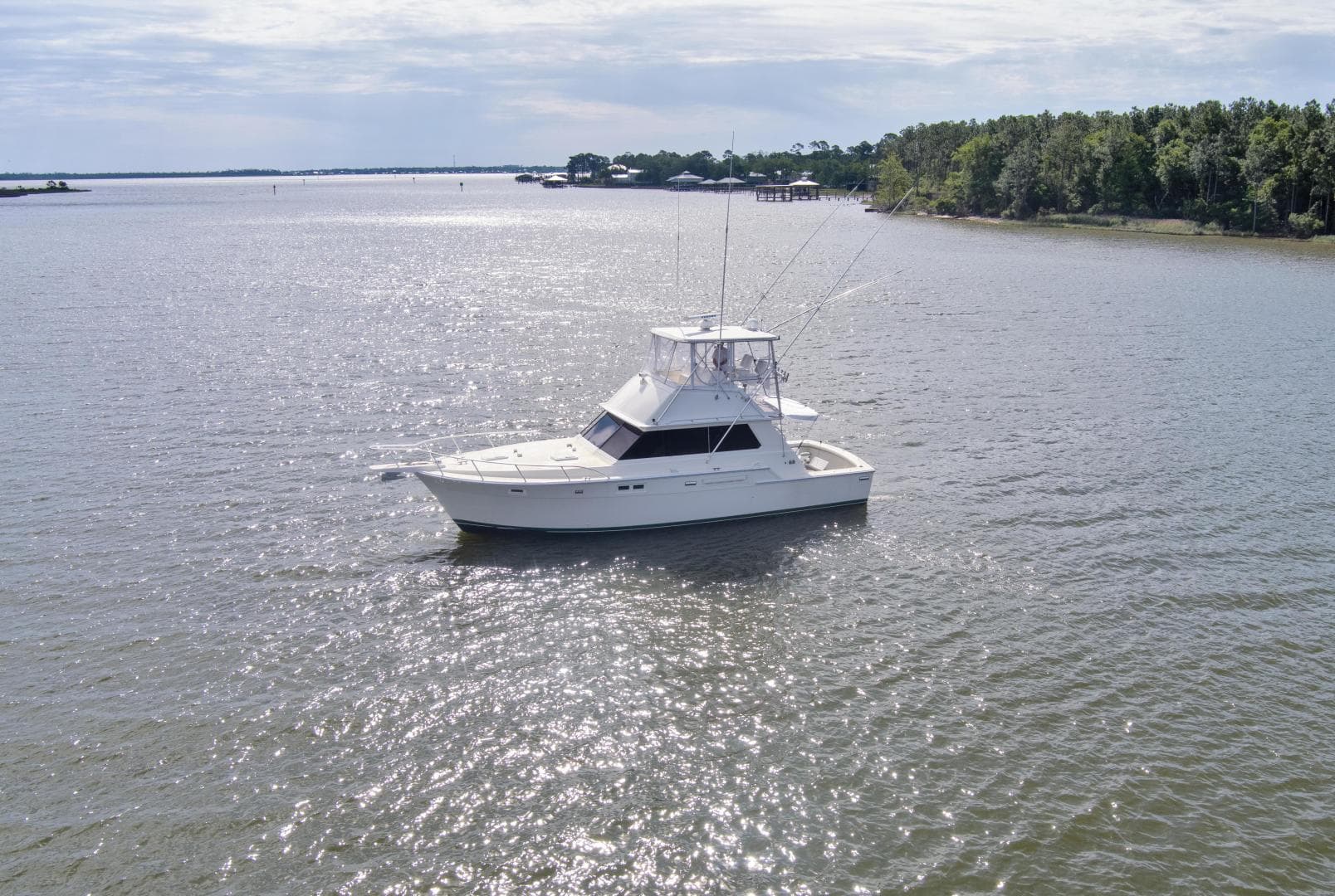 1981 Bertram 42 Convertible Balls To The Wall Port Profile 3