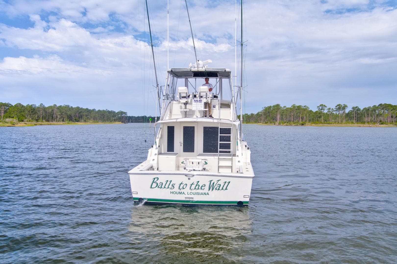 1981 Bertram 42 Convertible Balls To The Wall Aft