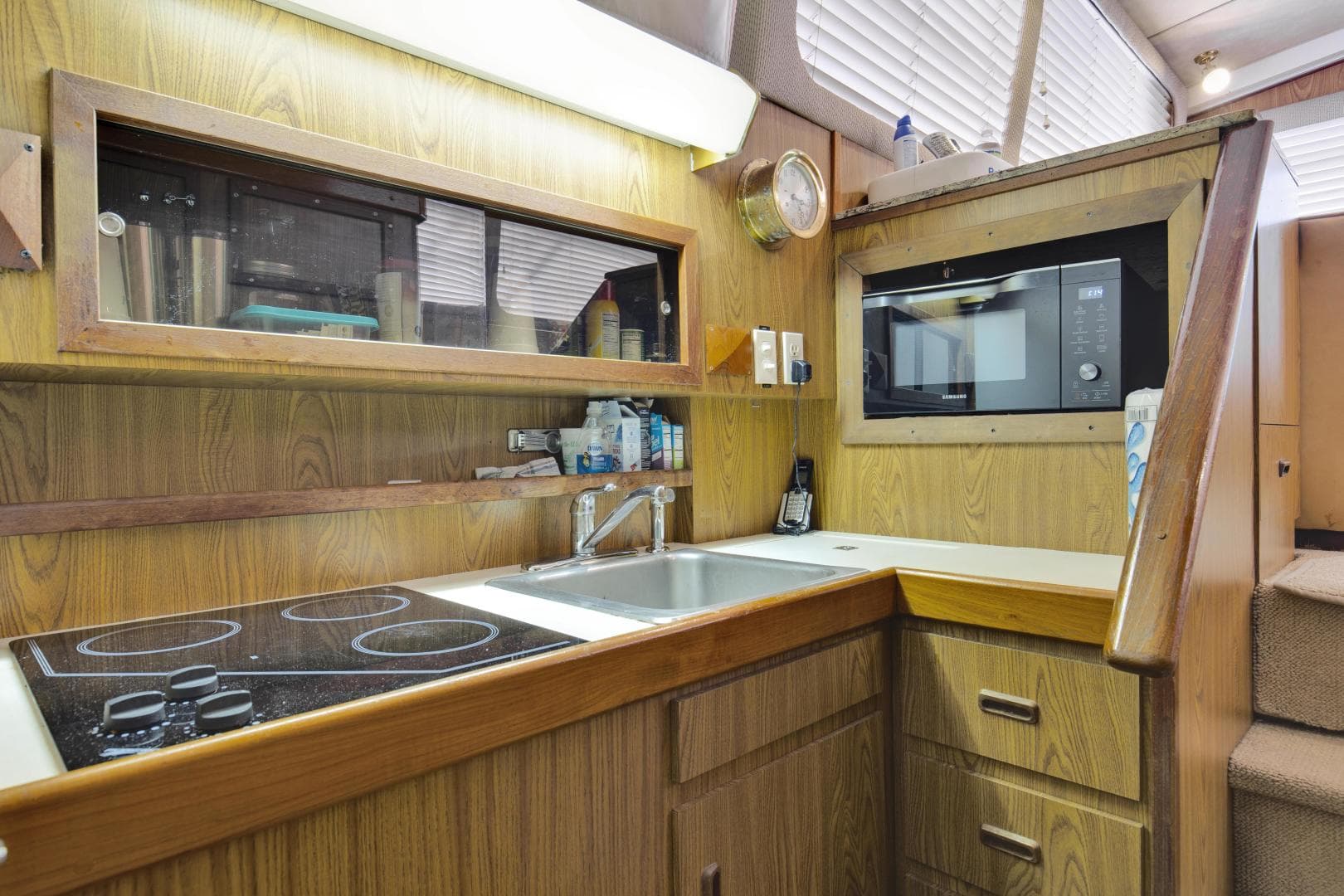 1981 Bertram 42 Convertible Balls To The Wall Galley