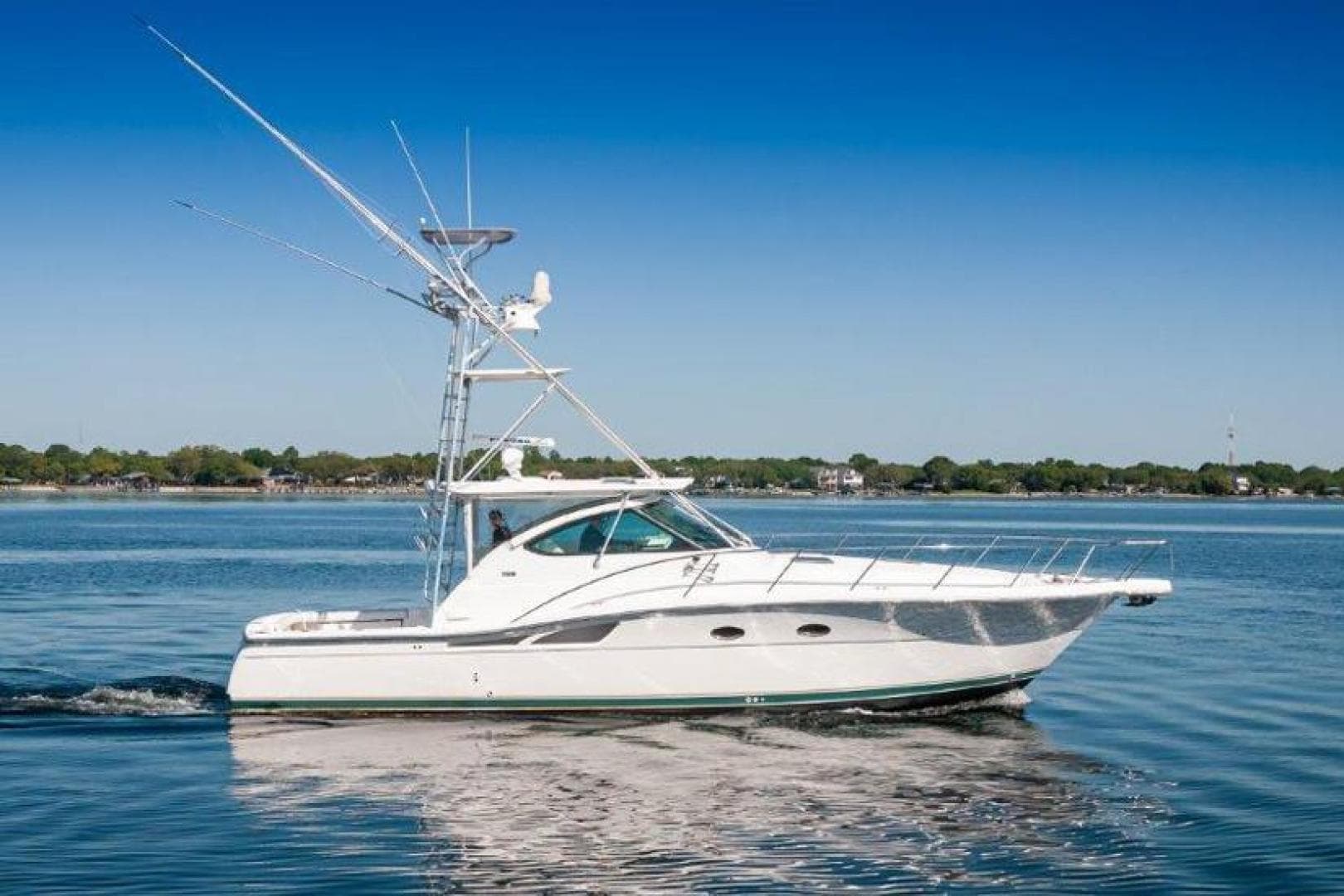 2003 Tiara Yachts 4200 Open  Kingfisher  STBD Profile