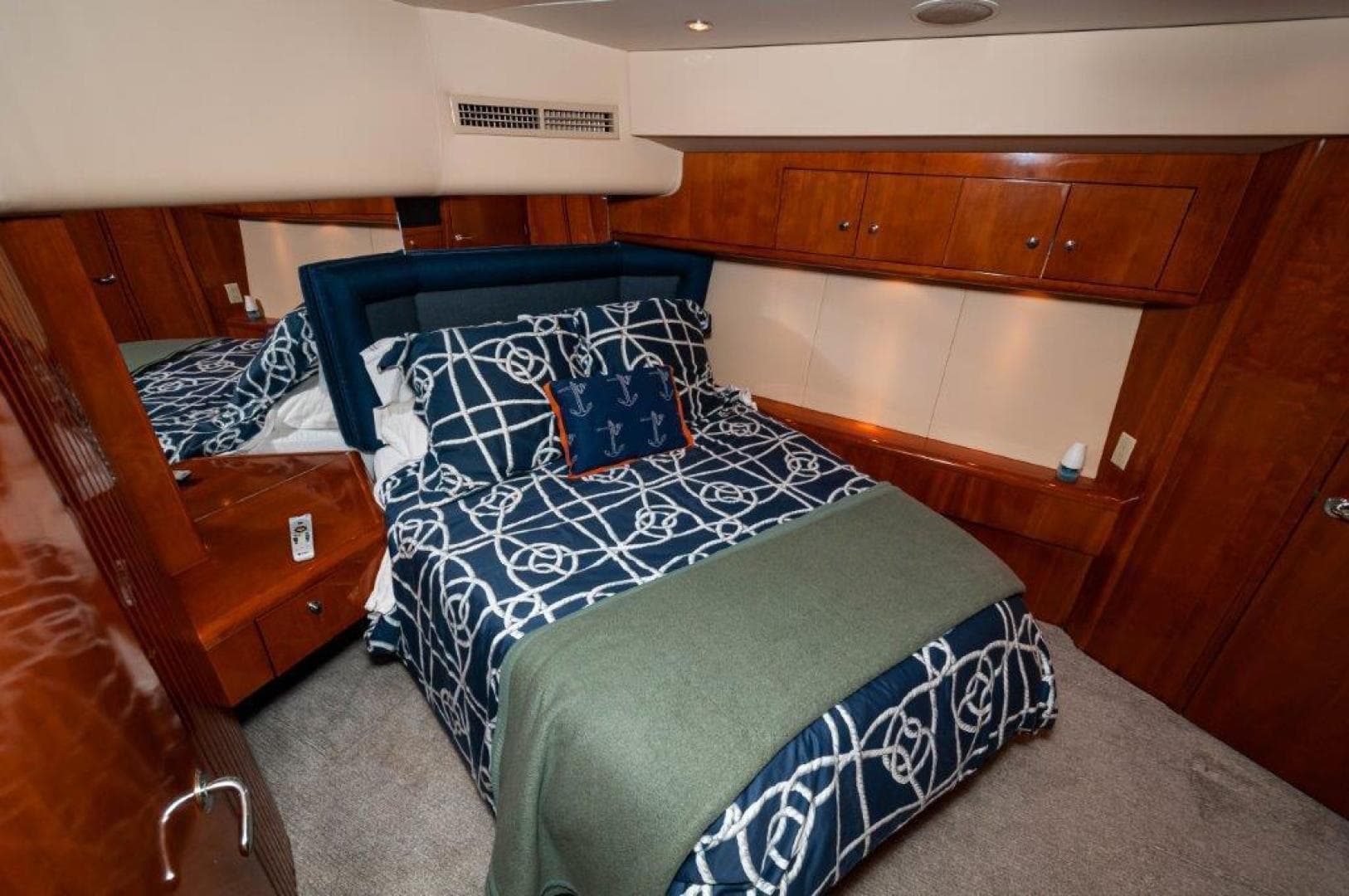 2002 65 Hatteras Convertible Moontan Master Stateroom (1)