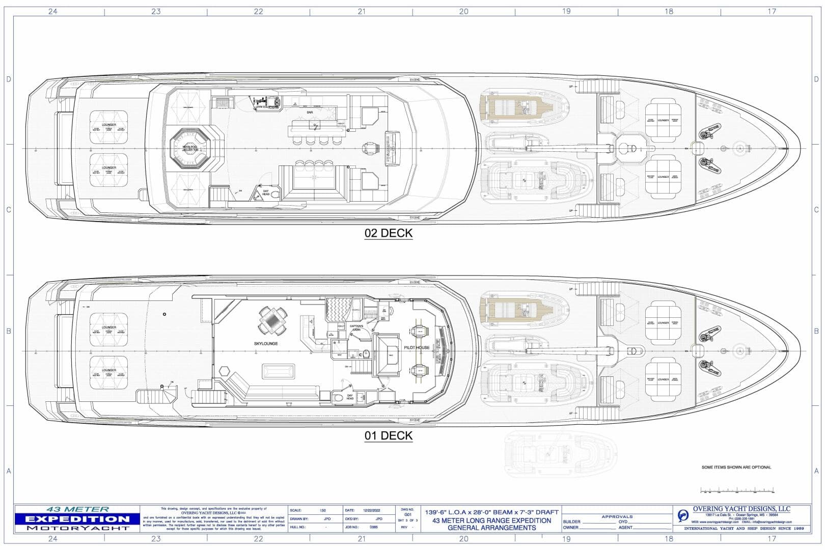 2025 Custom Expedition 43M Long Range MotorYacht
