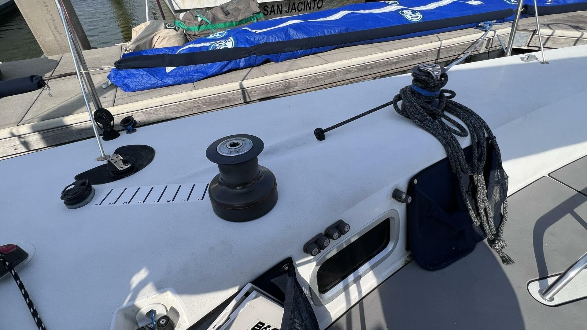 Starboard / Primary Winches and Running Rigging