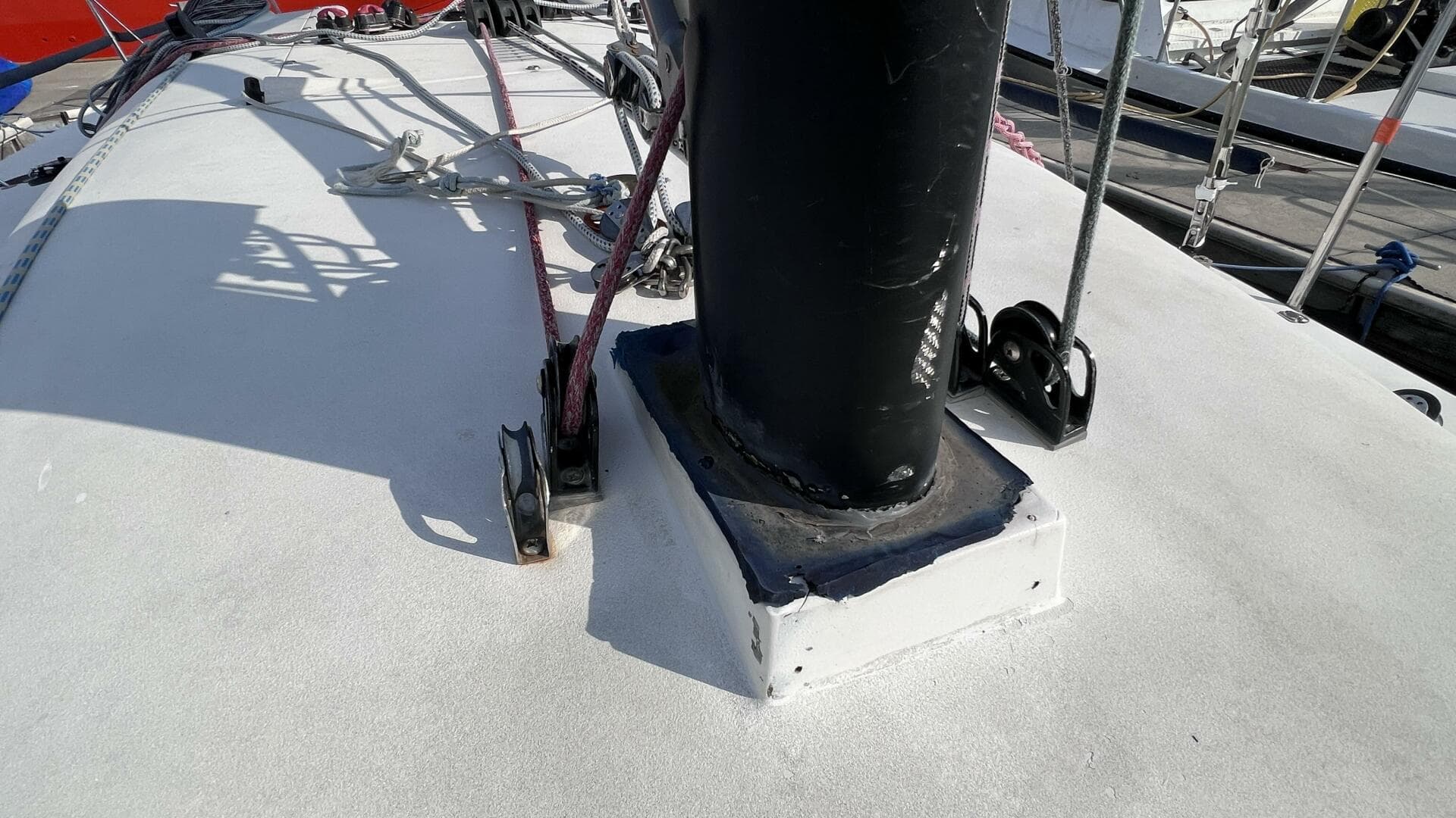 Starboard Deck Pulleys