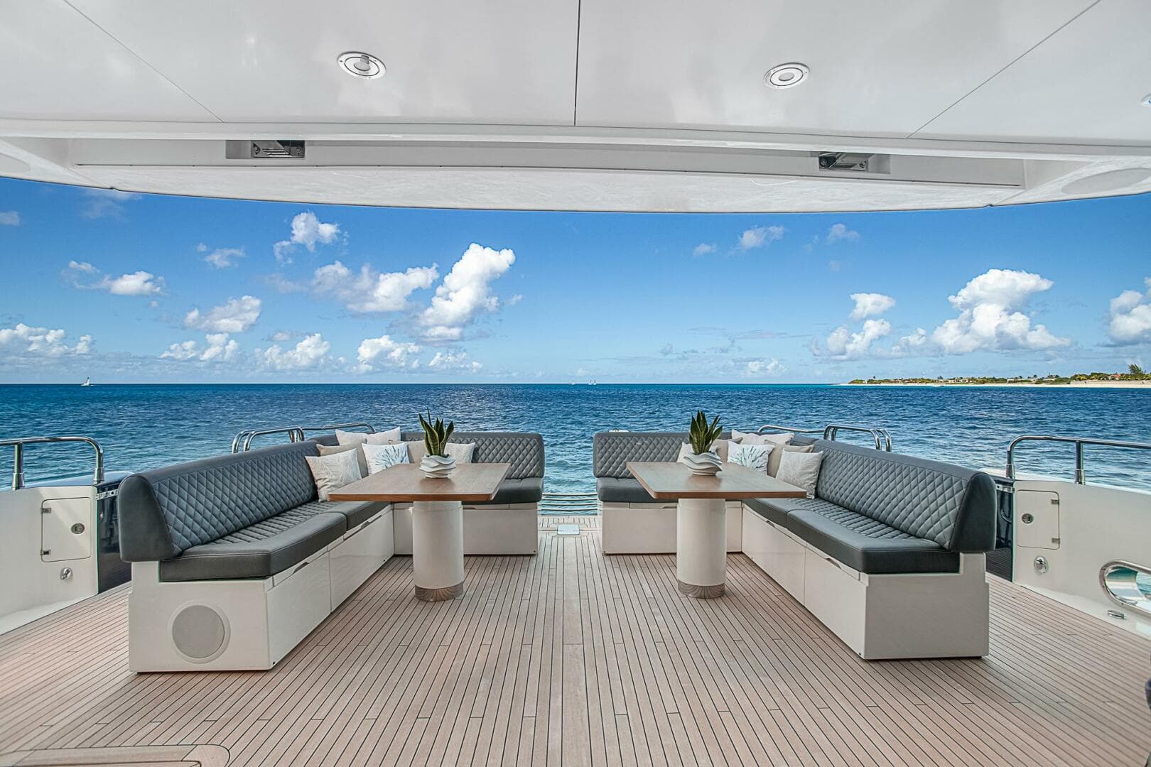 Aft Deck Seating Area