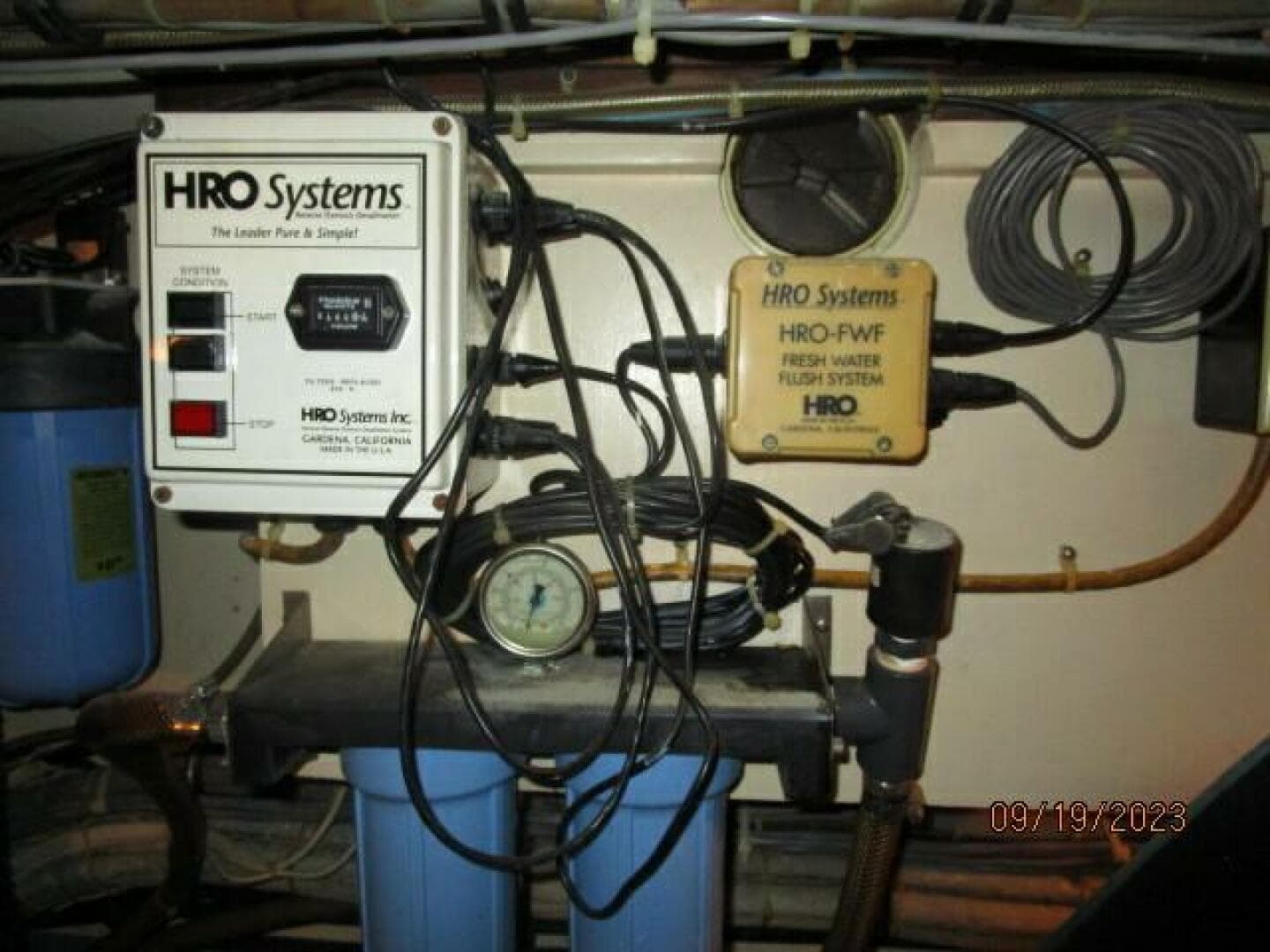 63' Hatteras watermaker