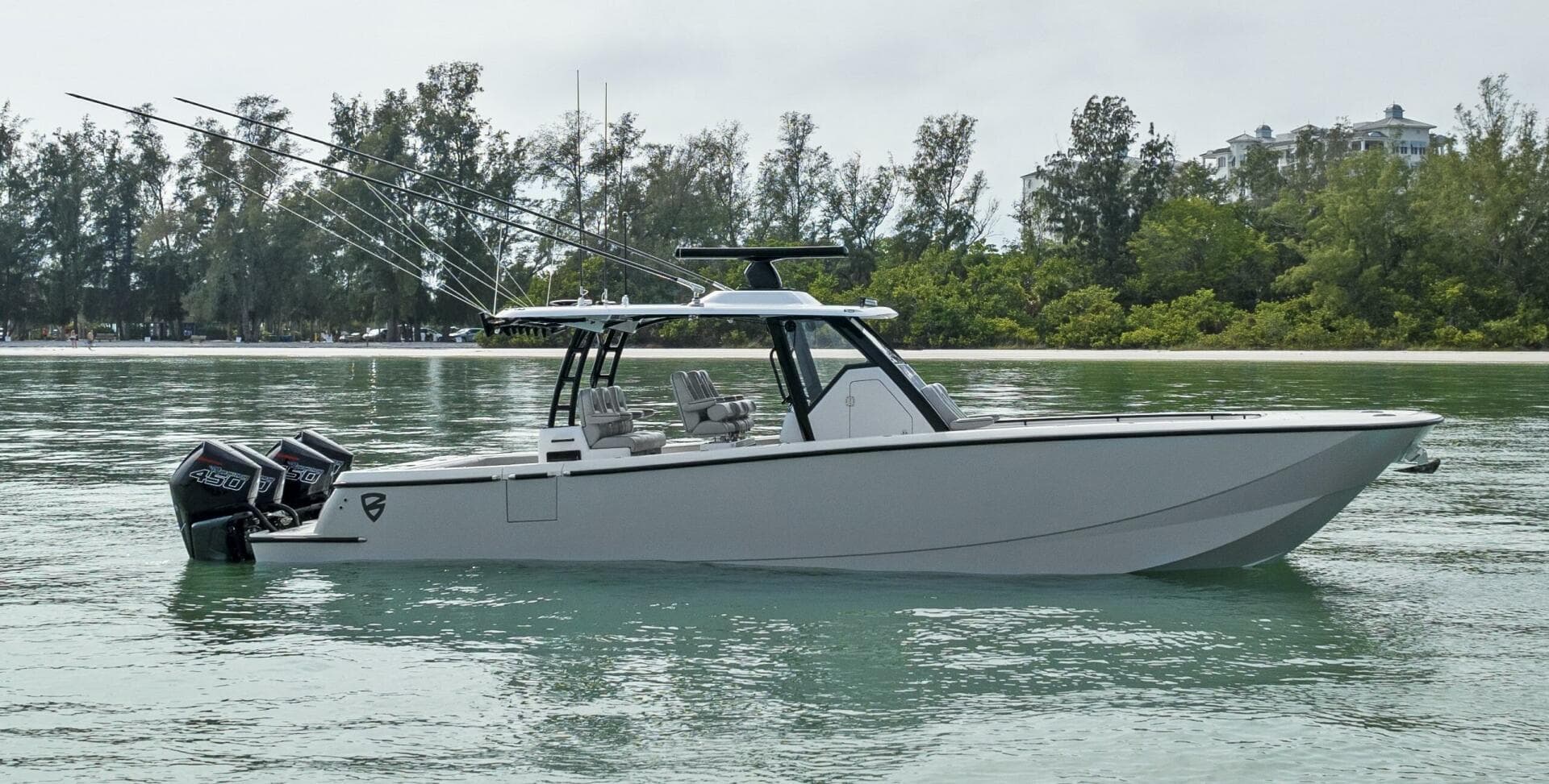 2022 Barker Boatworks 40 HPC Starboard Profile