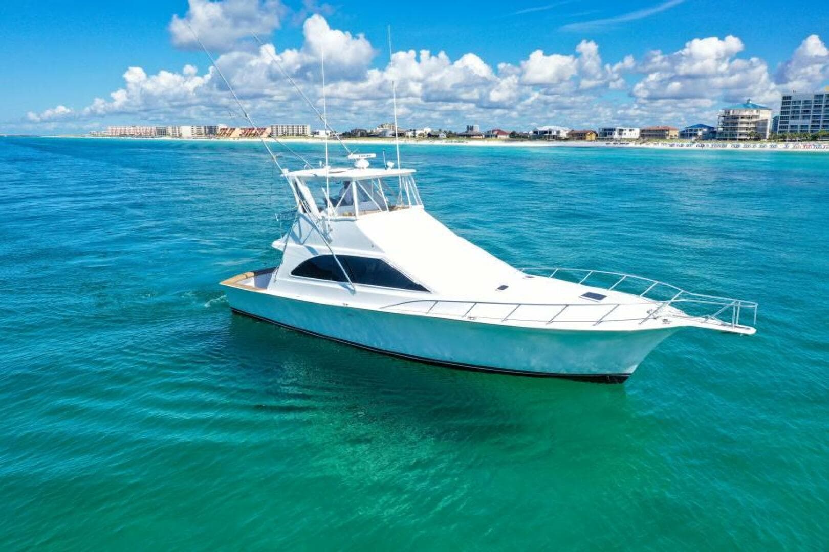 1998 Ocean Yachts 48 Super Sport  STBD Profile