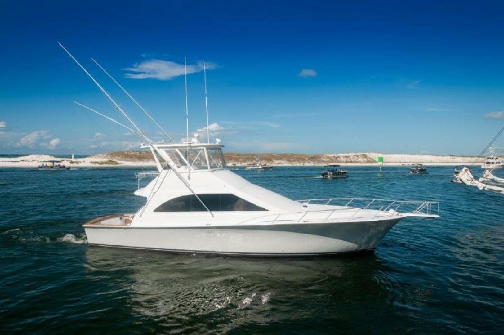 1998 Ocean Yachts 48 Super Sport Stbd Profile