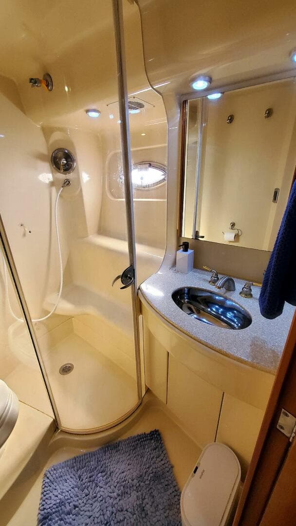 Master Head Vanity and Shower