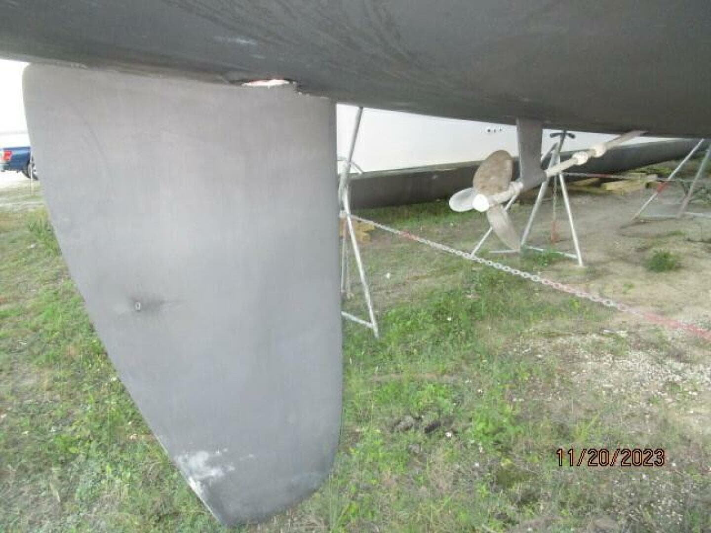 41' Hunter rudder2