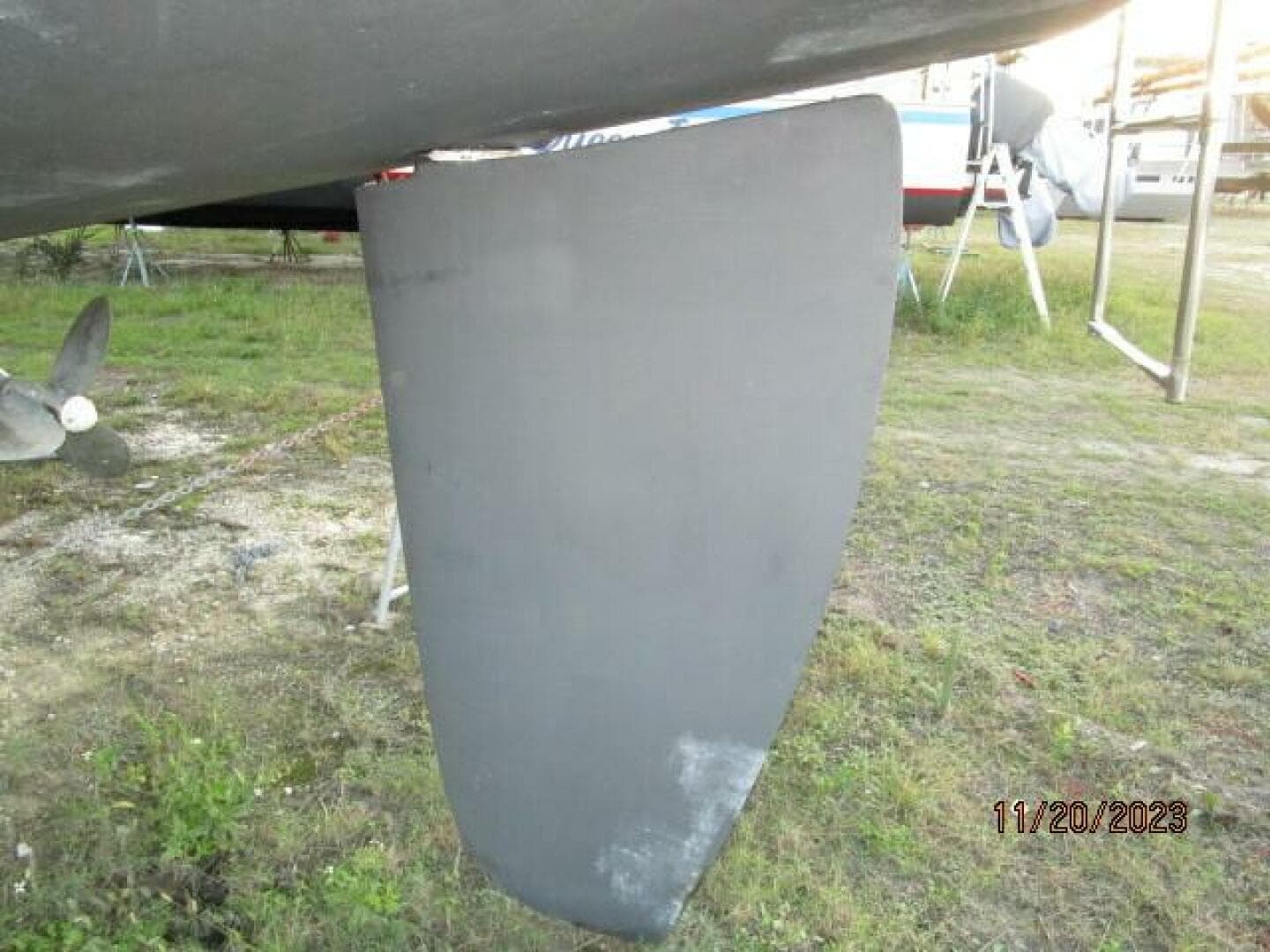41' Hunter rudder1