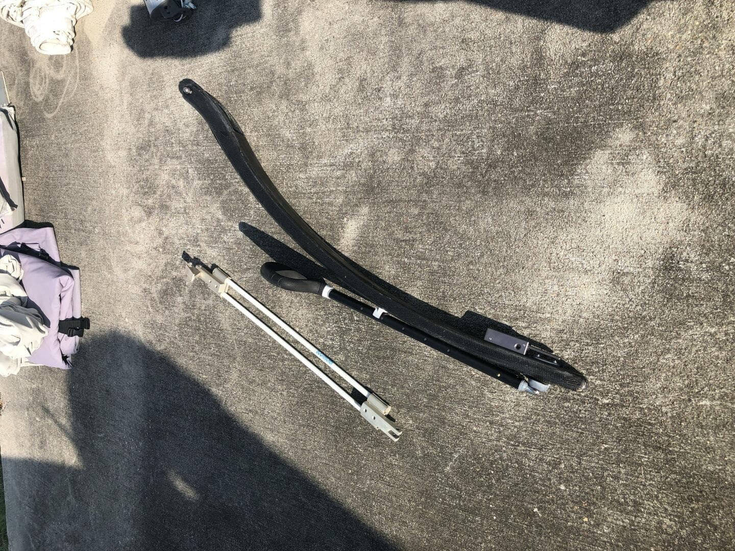 Boom Kicker & Carbon Fiber Tiller And Extension