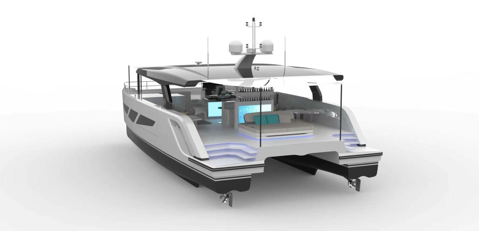 2027 Diamond Yachts P55 Power Catamaran