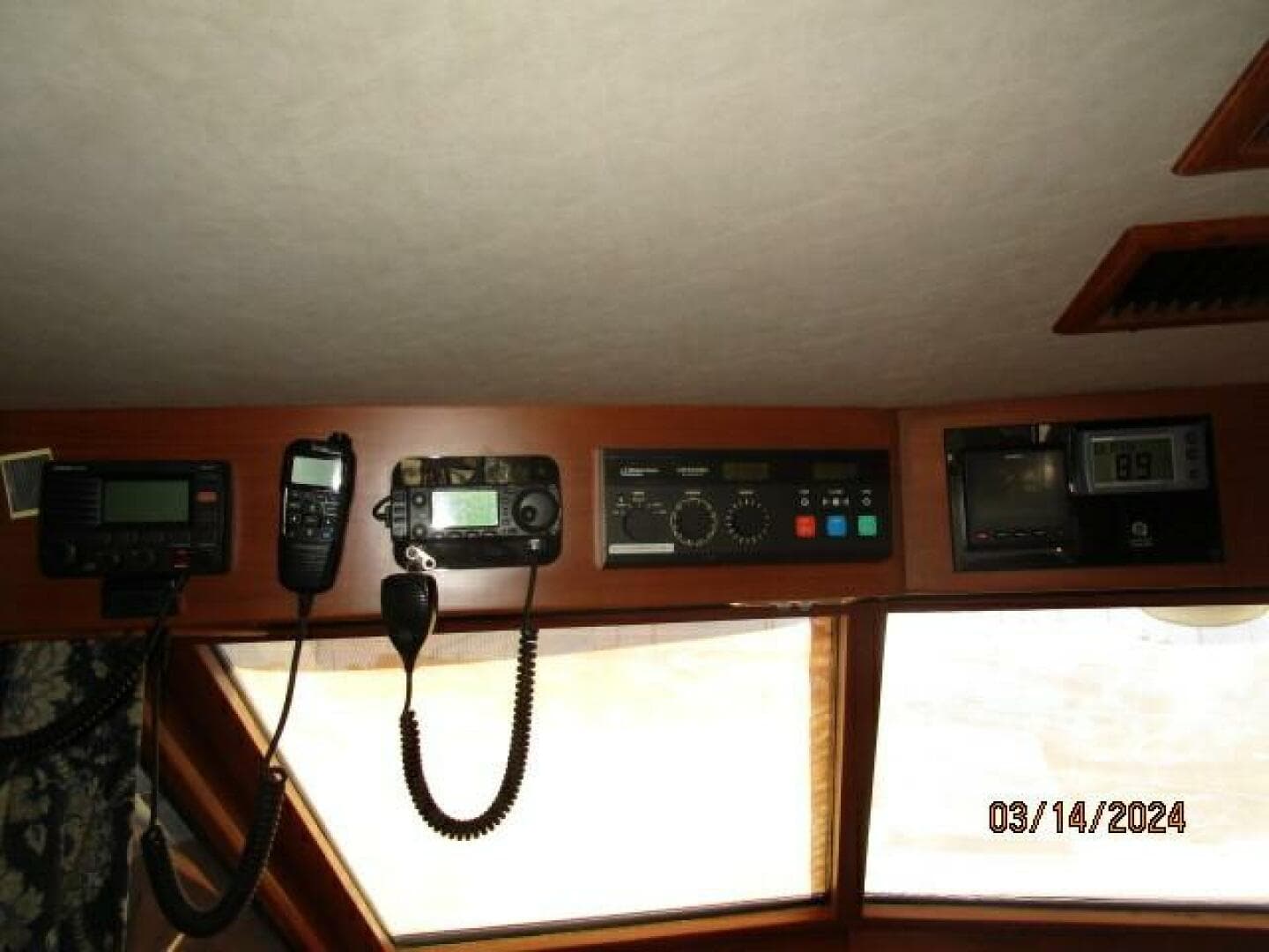 48' Camargue lower helm electronics