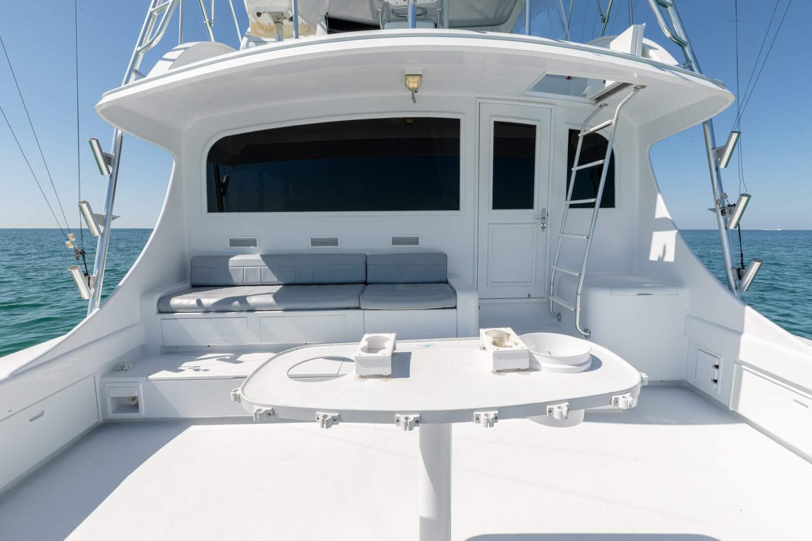 1998 Miller Marine 60' Convertible CAT'N'AROUND-Cockpit 5