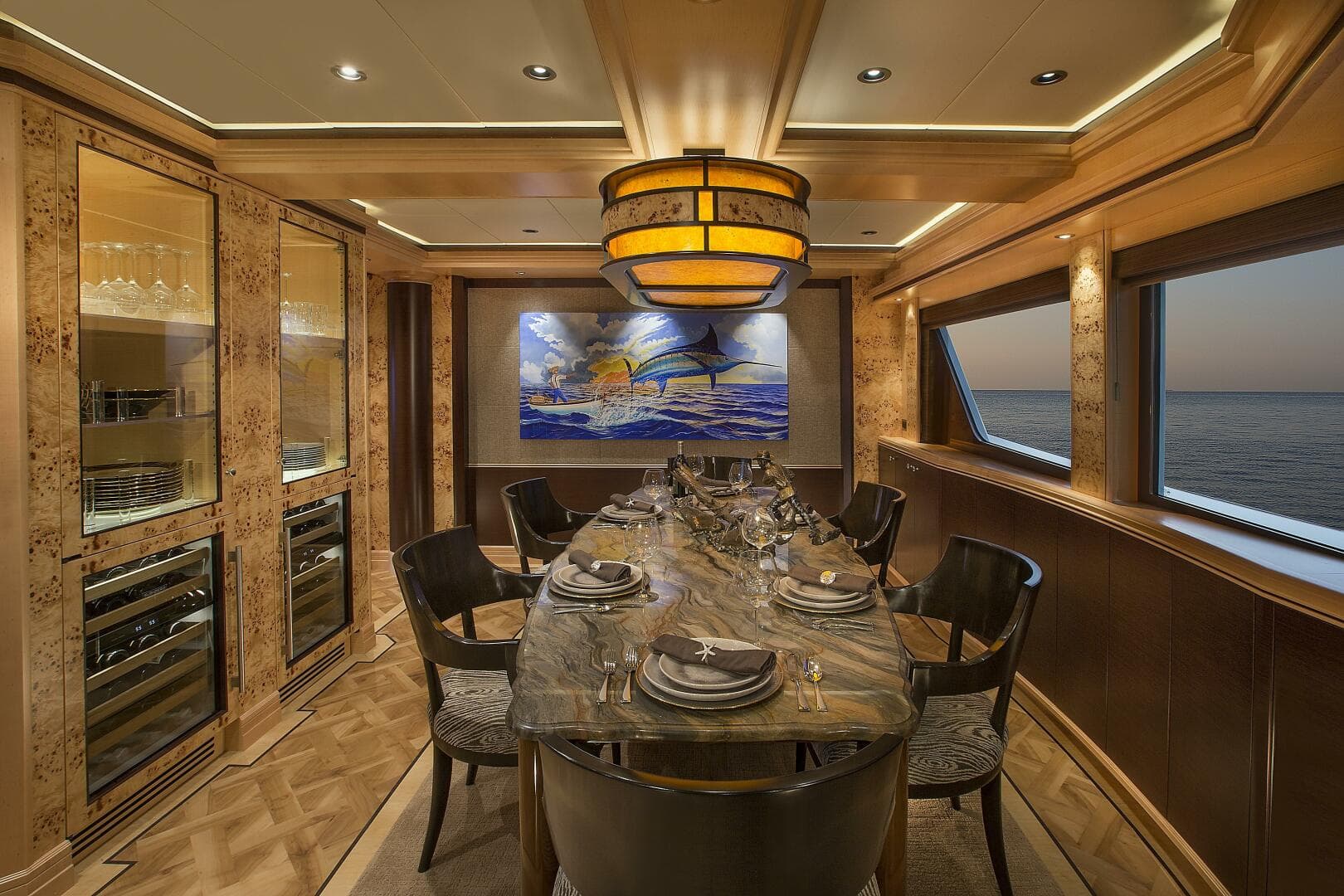 2019 115 Nordlund Expedition Yachtfisher 'Cazador' - Dinning room