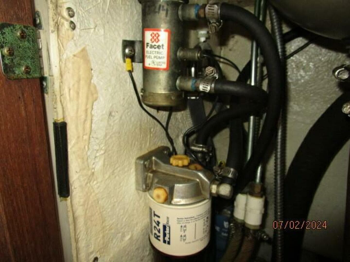 34' Catalina auxiliary Racor fuel filter