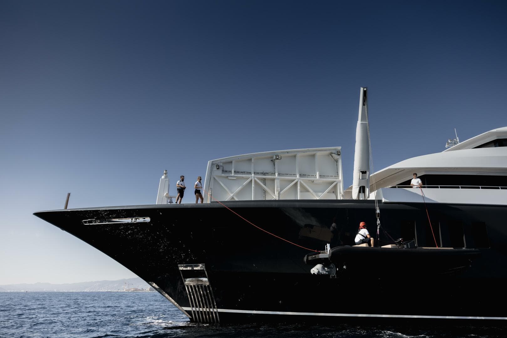Loon 221' Bow and Garage Door in the Open Position