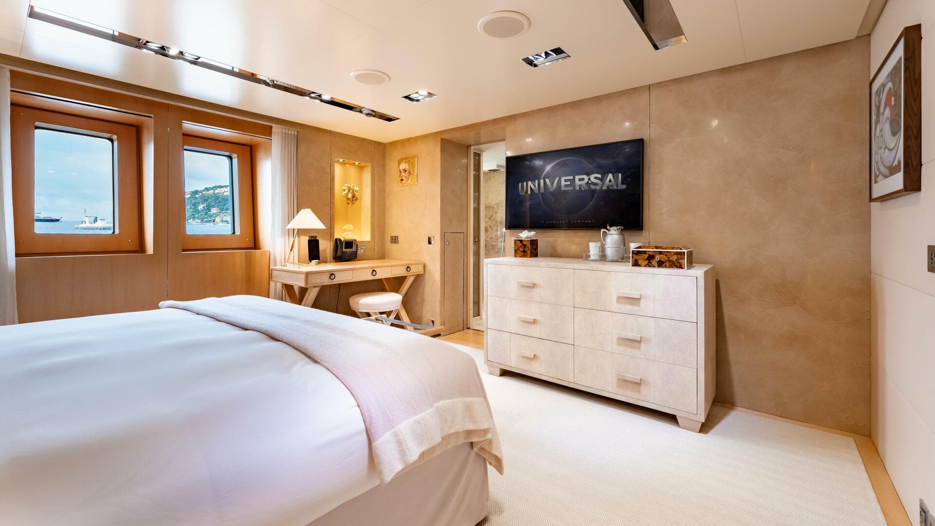 Loon 221'  Lower Deck Port Fwd. Guest Stateroom 