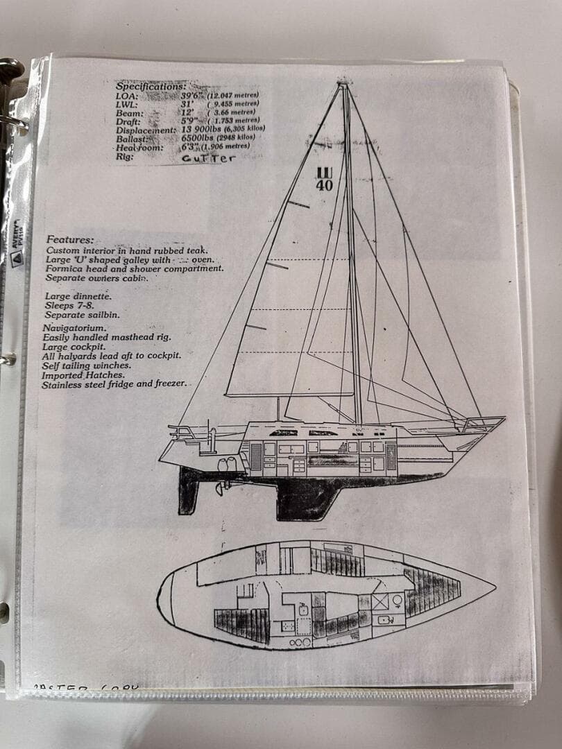 1985 Custom Whiting Yachts 40
