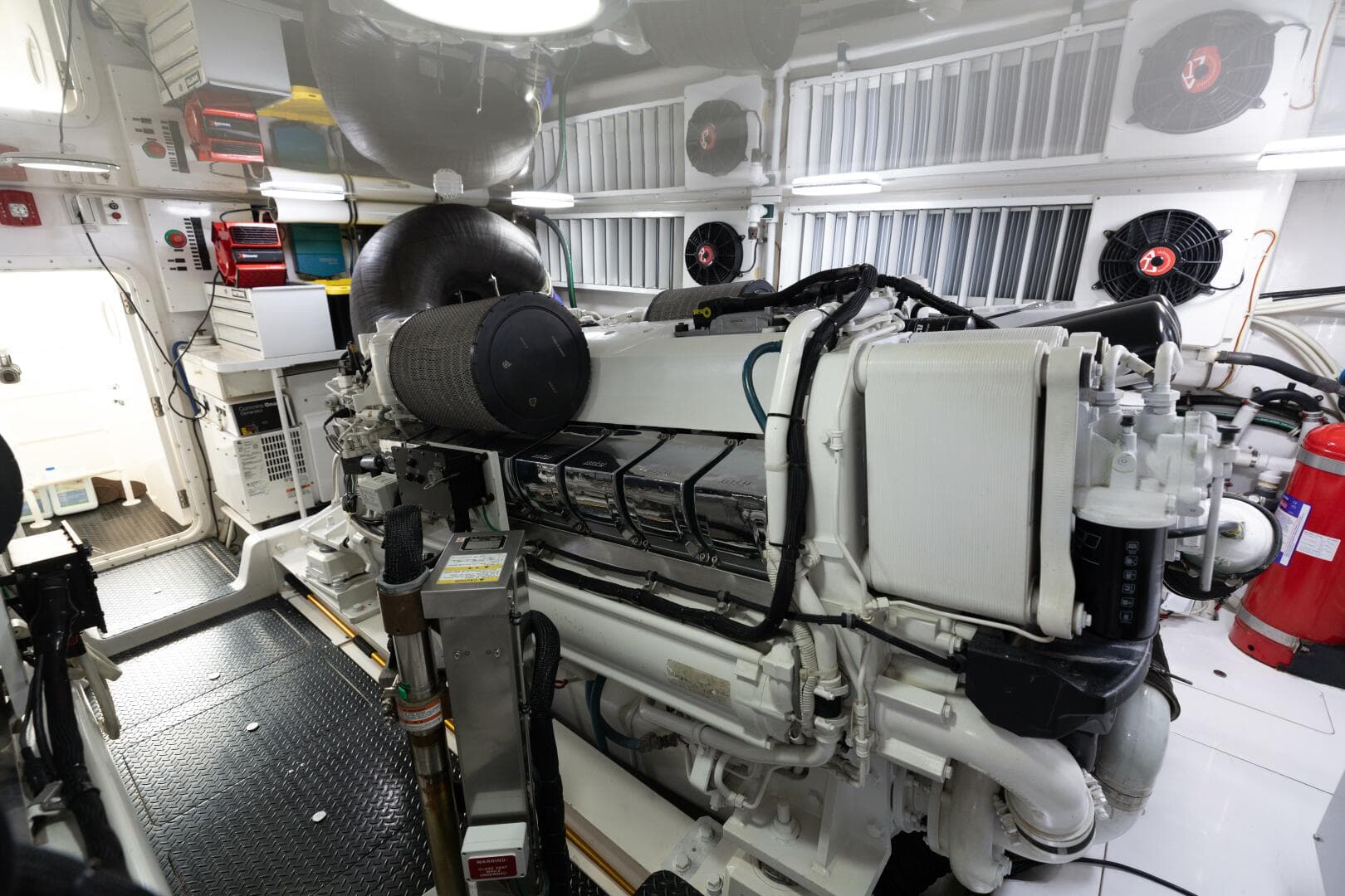 2015 Viking 70 Convertible Engine Room