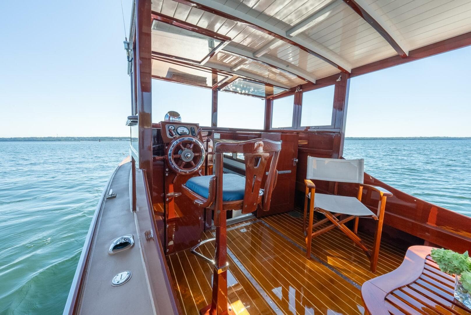 Helm Area and Cockpit