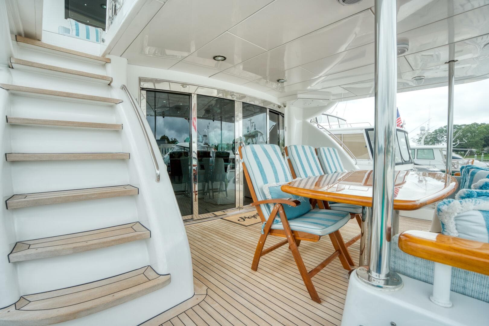 2007 Hatteras Enclosed Bridge