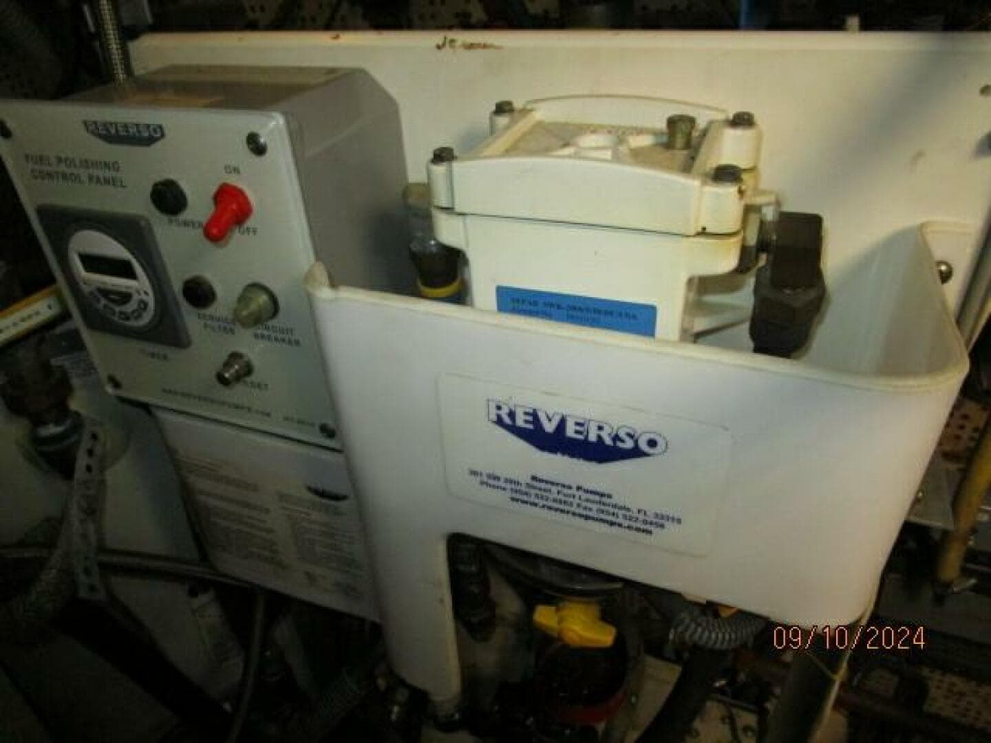 49' DeFever fuel polishing system