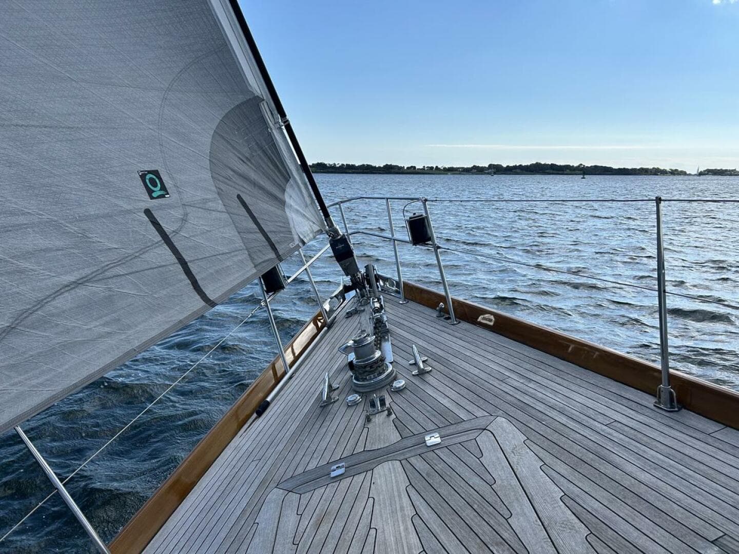 Bow Forward Under Sail