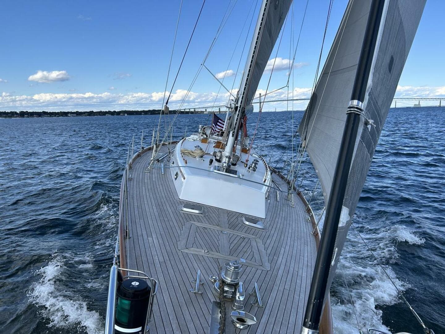 Looking Aft Under Sail